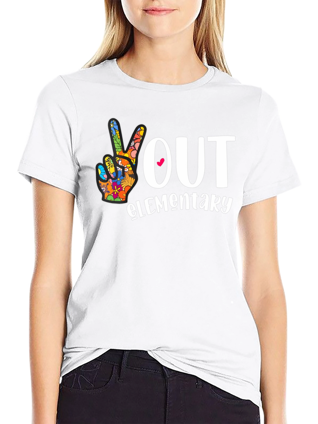 Peace Out Elementary School T-Shirt