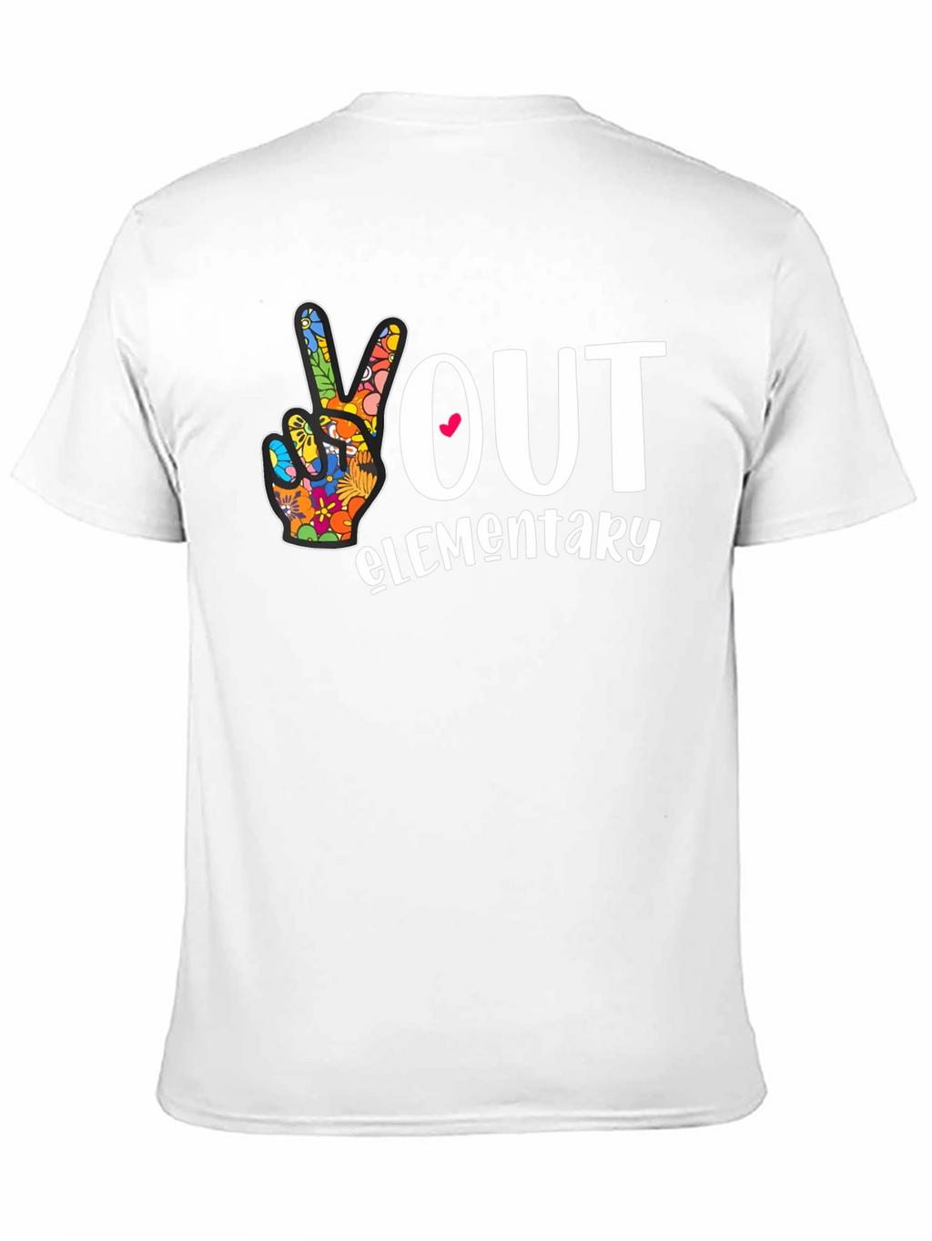 Peace Out Elementary School T-Shirt