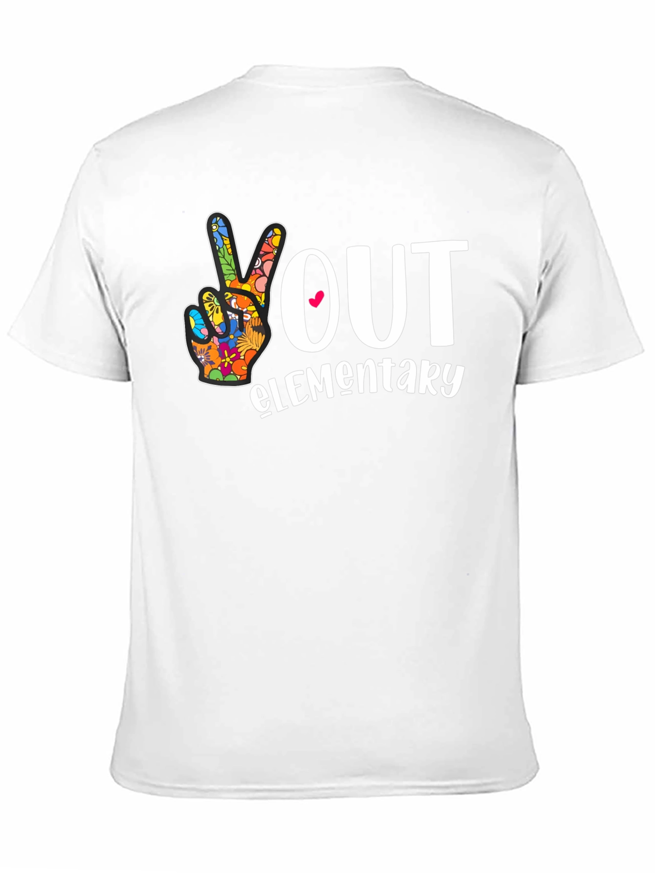 Peace Out Elementary School T-Shirt