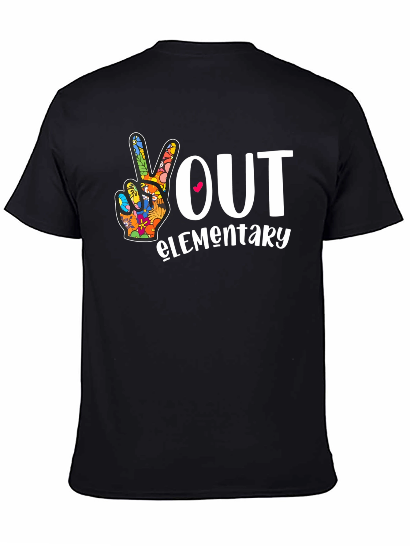 Peace Out Elementary School T-Shirt