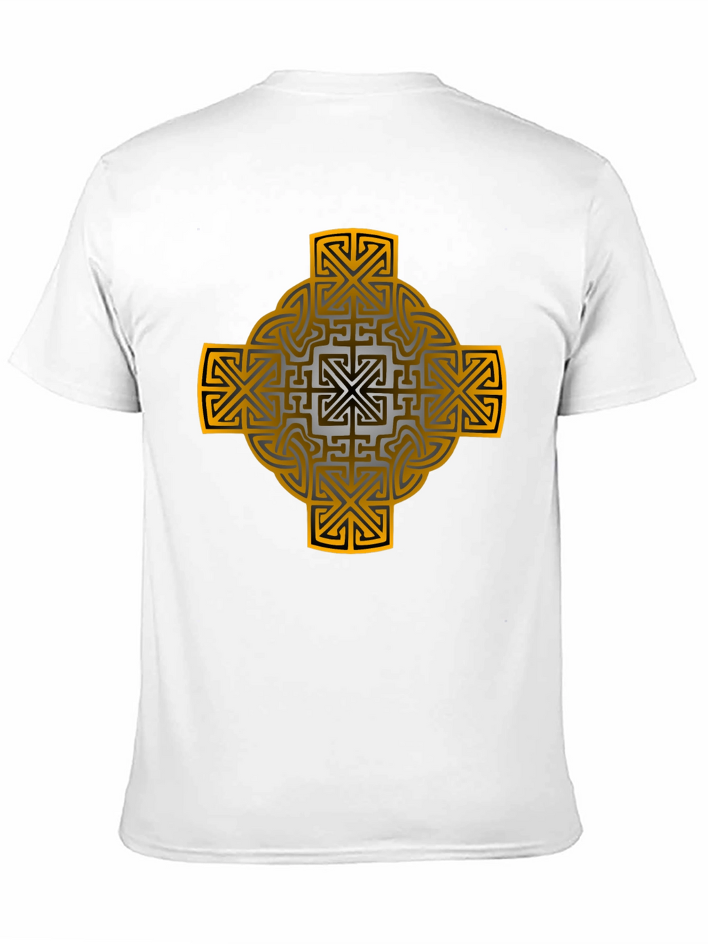 Celtic Cross Graphic Tee - Black