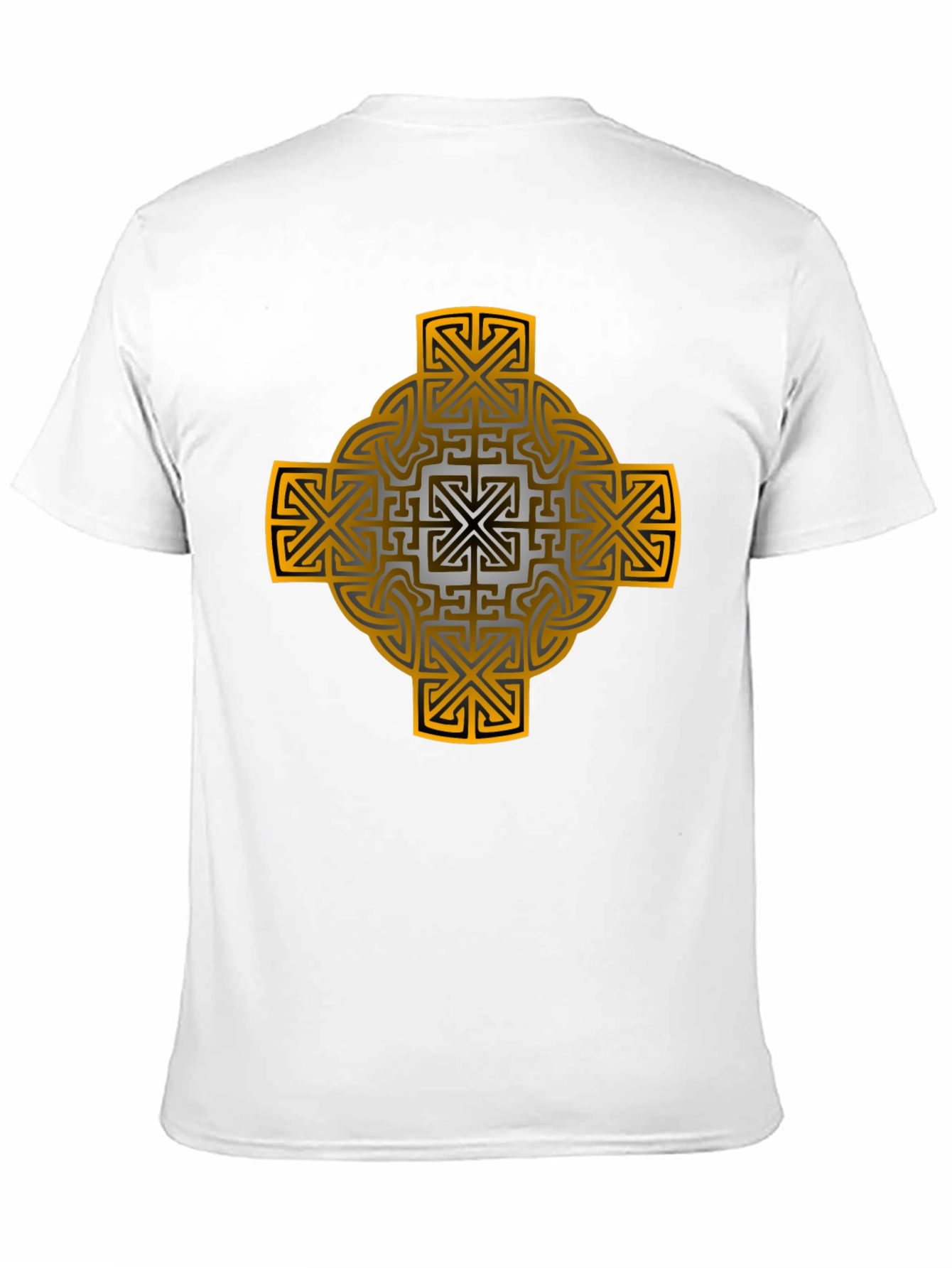 Celtic Cross Graphic Tee - Black