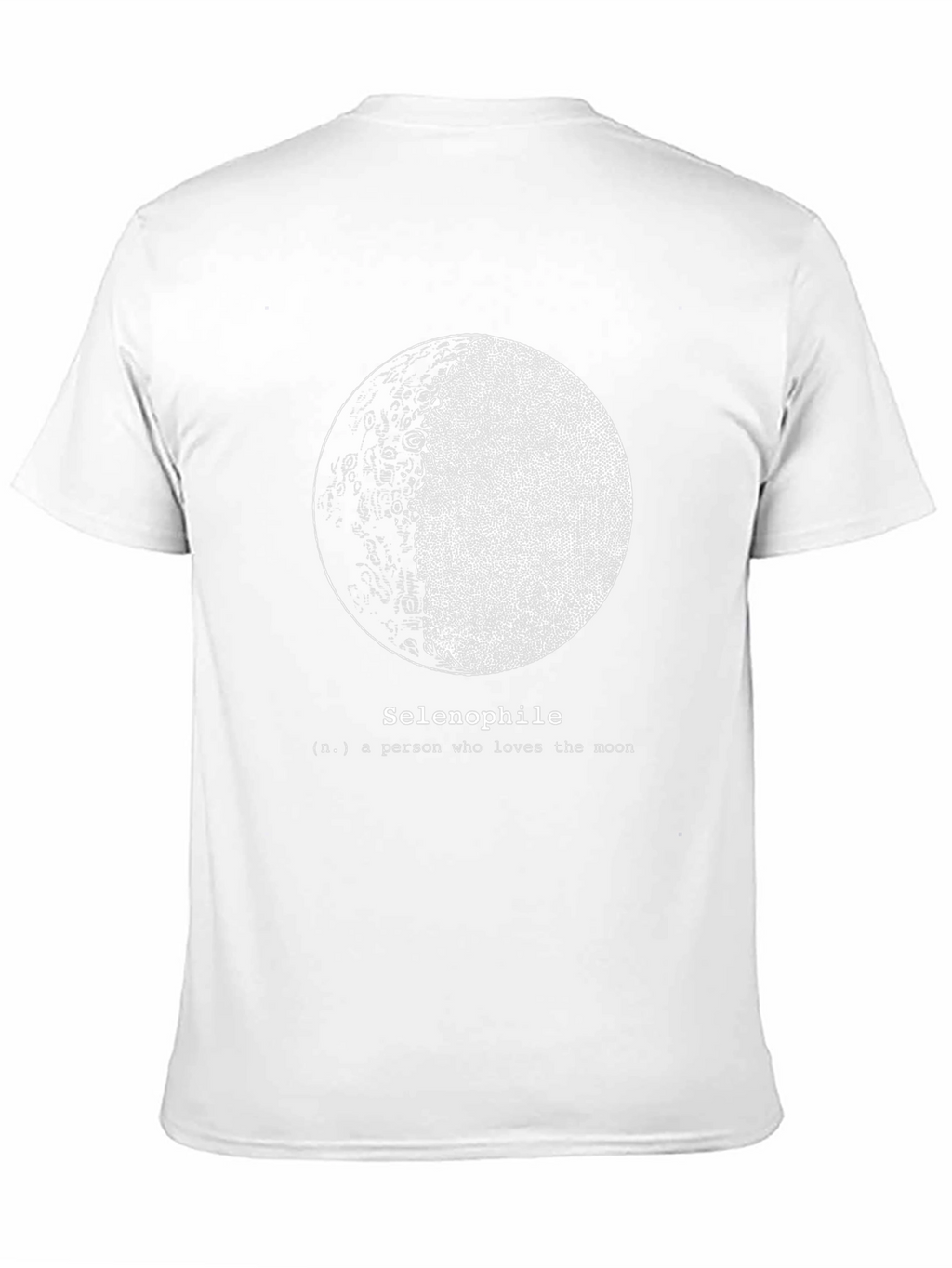 Selenophile Moon Lover Black T-Shirt