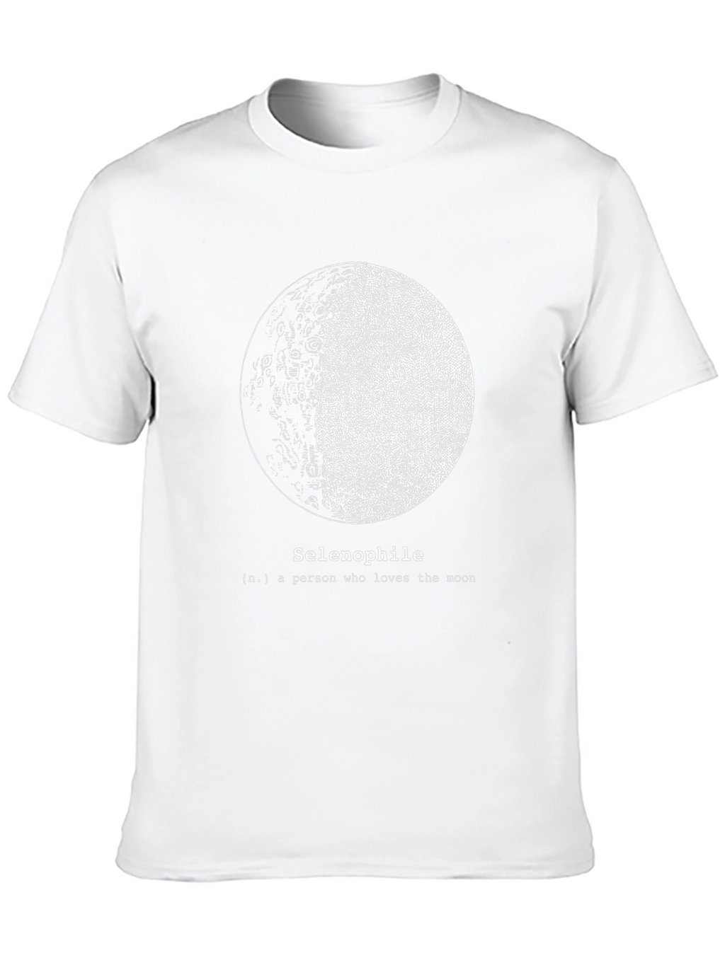 Selenophile Moon Lover Black T-Shirt