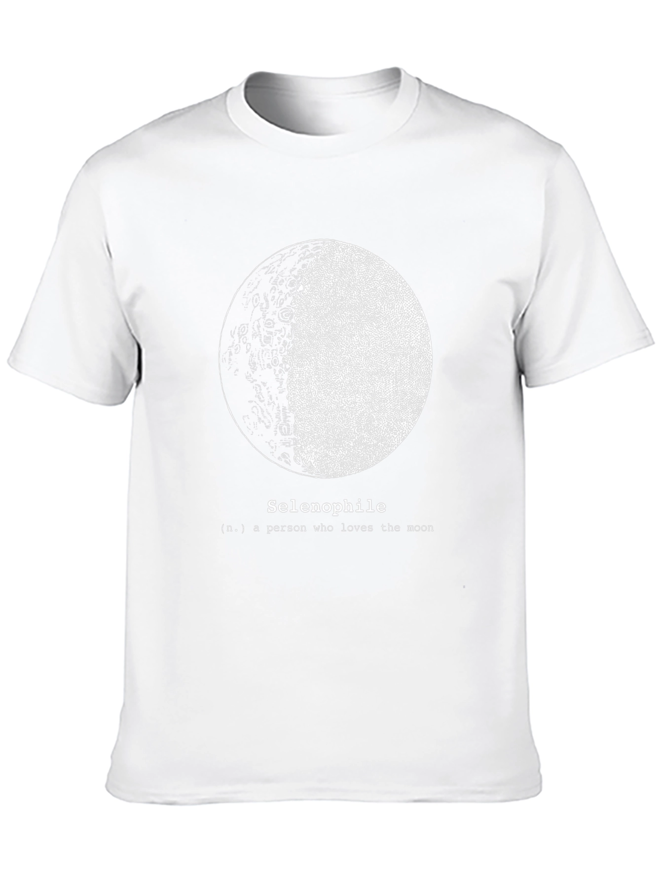 Selenophile Moon Lover Black T-Shirt