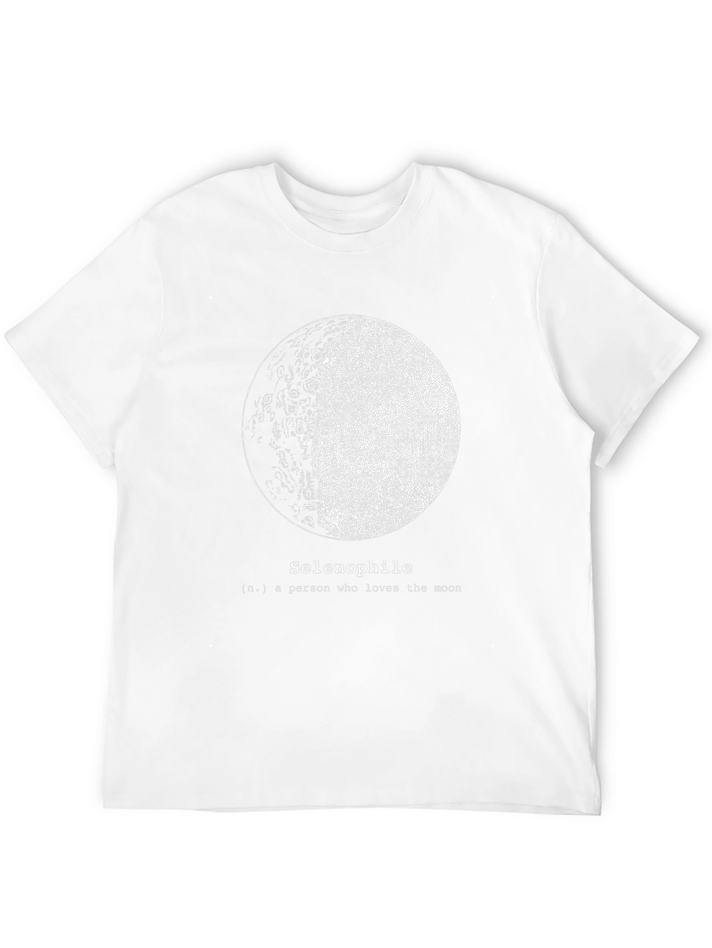 Selenophile Moon Lover Black T-Shirt