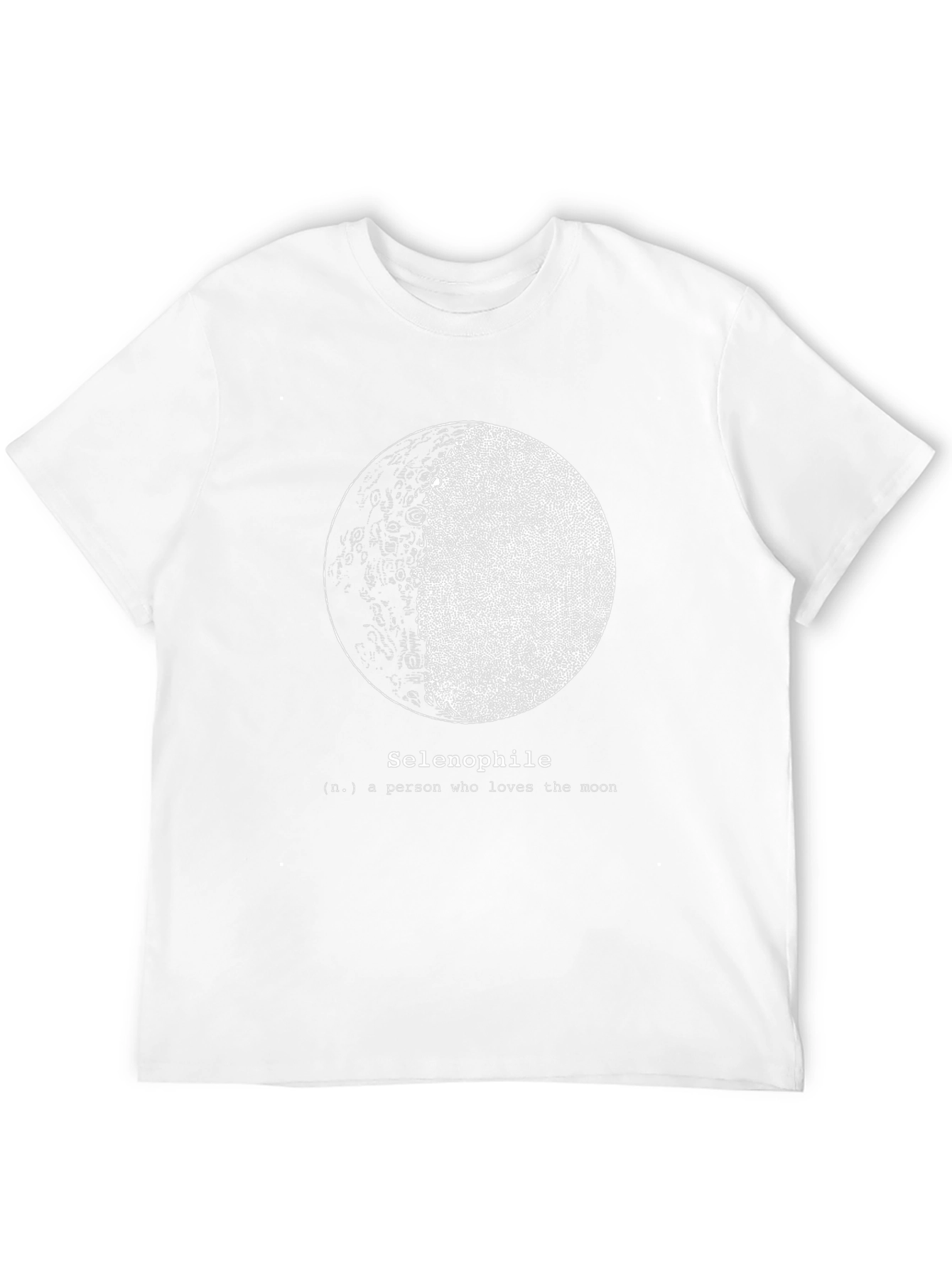 Selenophile Moon Lover Black T-Shirt