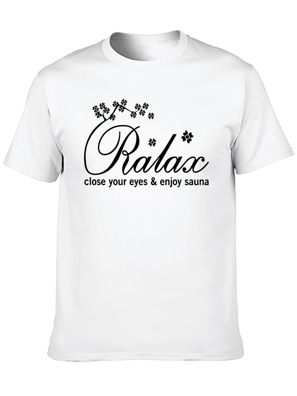 Relax Sauna T-Shirt - Black Graphic Tee