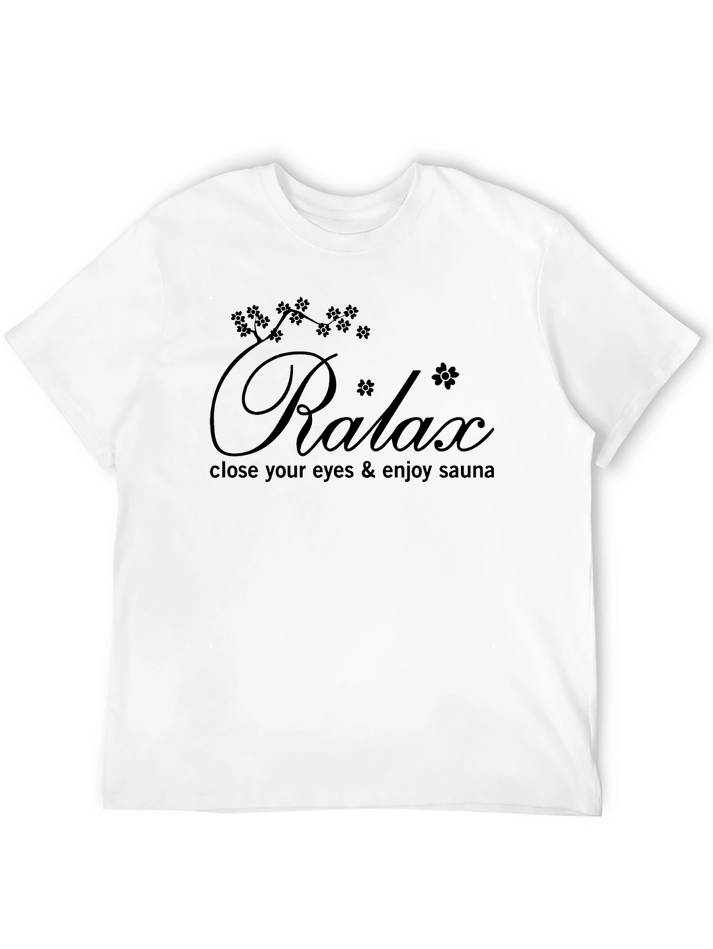 Relax Sauna T-Shirt - Black Graphic Tee