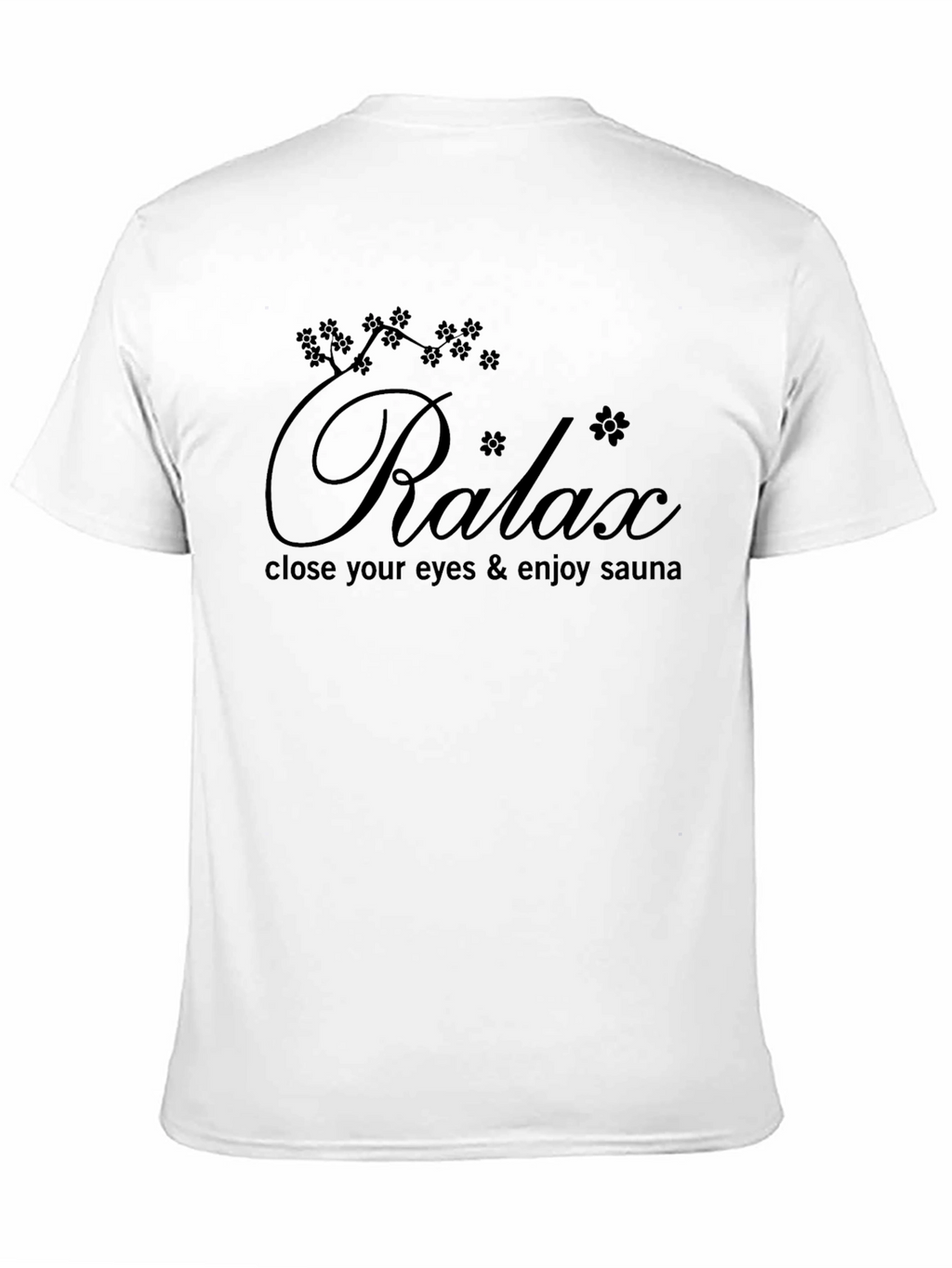 Relax Sauna T-Shirt - Black Graphic Tee
