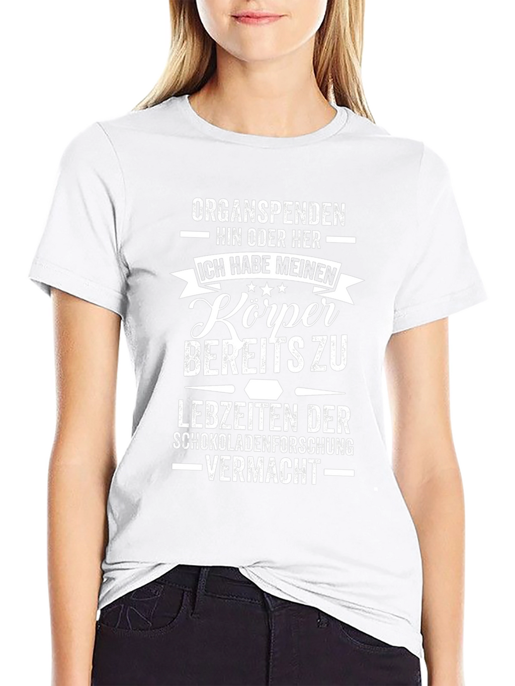 Organ Donation Funny T-Shirt - Chocolate Research
