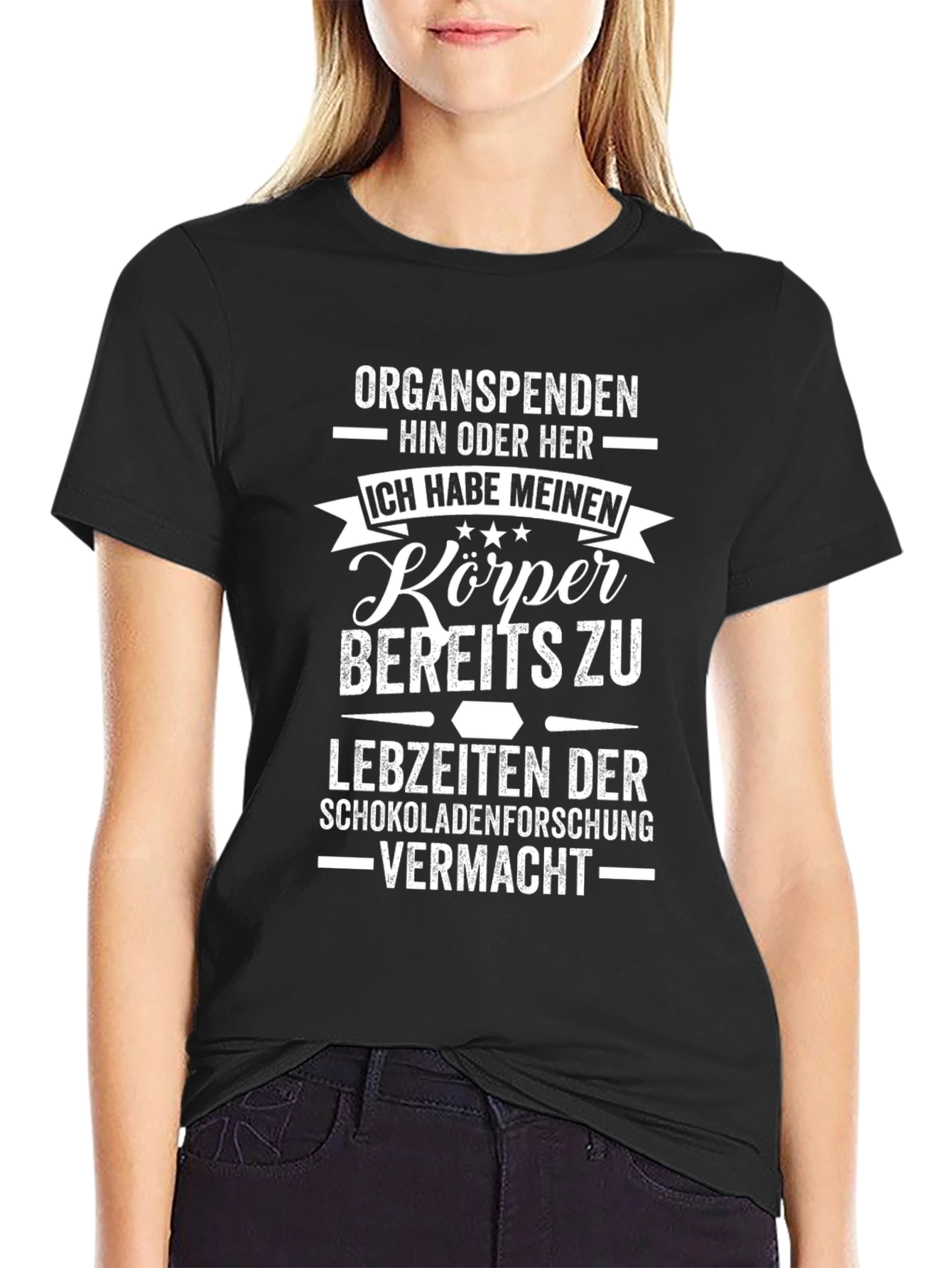 Organ Donation Funny T-Shirt - Chocolate Research