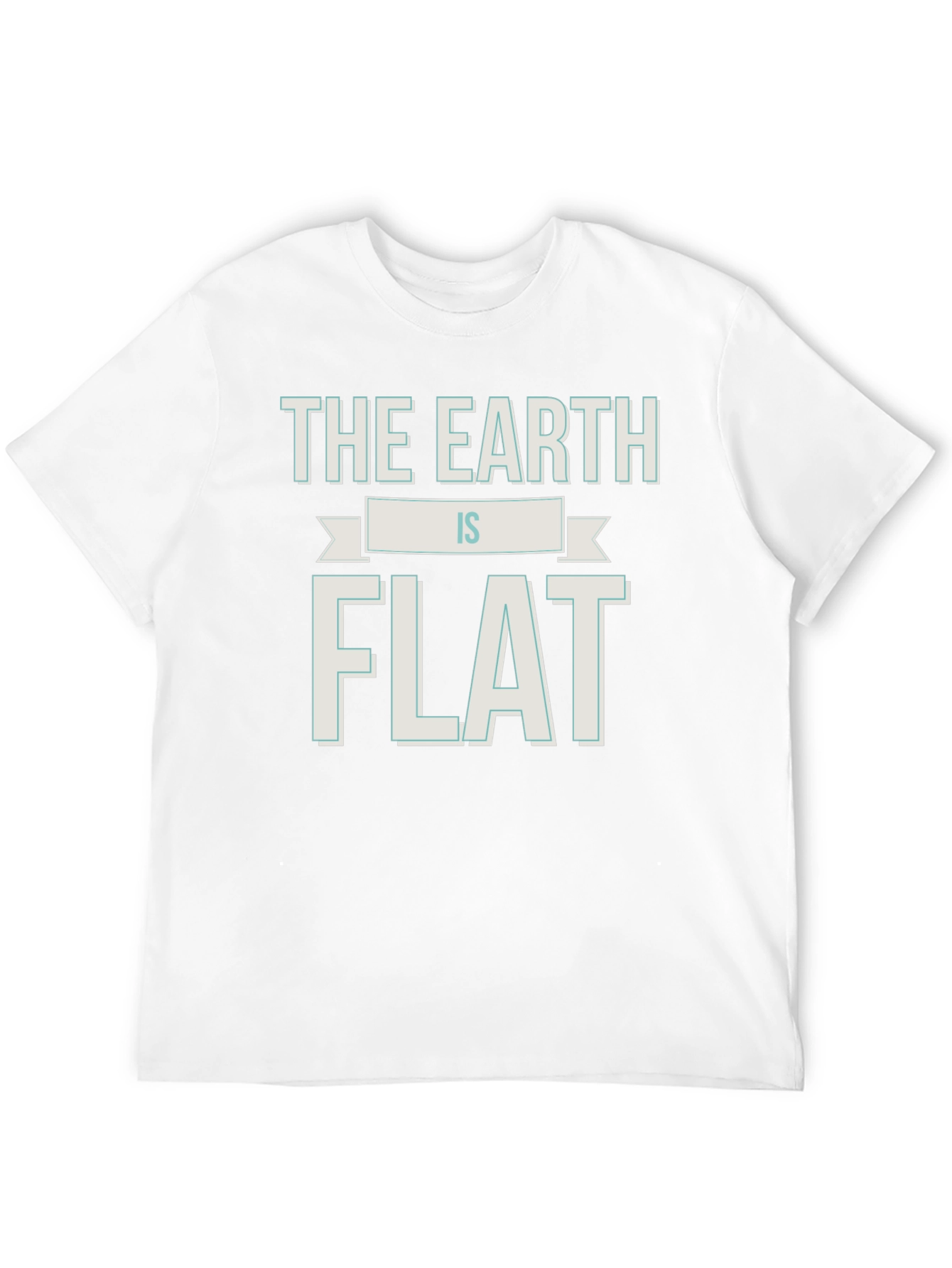 Flat Earth T-Shirt - Funny Conspiracy Theory Tee