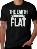 Flat Earth T-Shirt - Funny Conspiracy Theory Tee