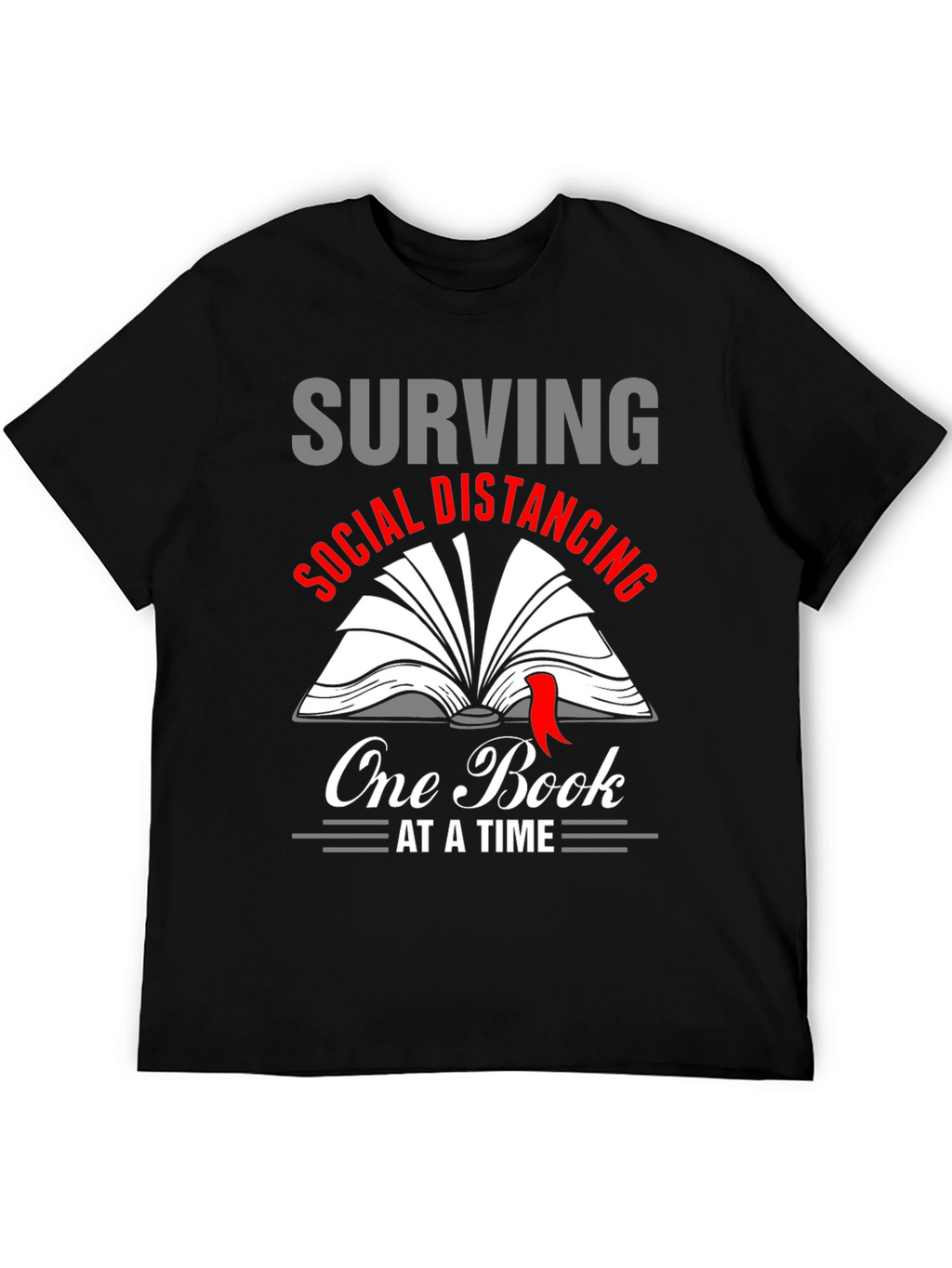 Surviving Social Distancing Book Lover T-Shirt