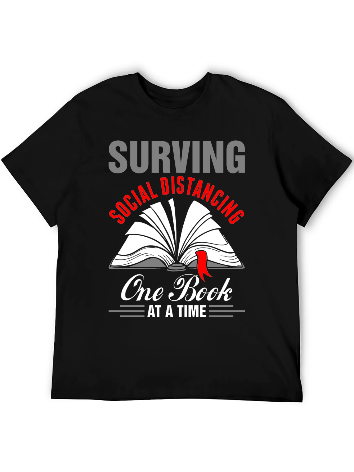 Surviving Social Distancing Book Lover T-Shirt