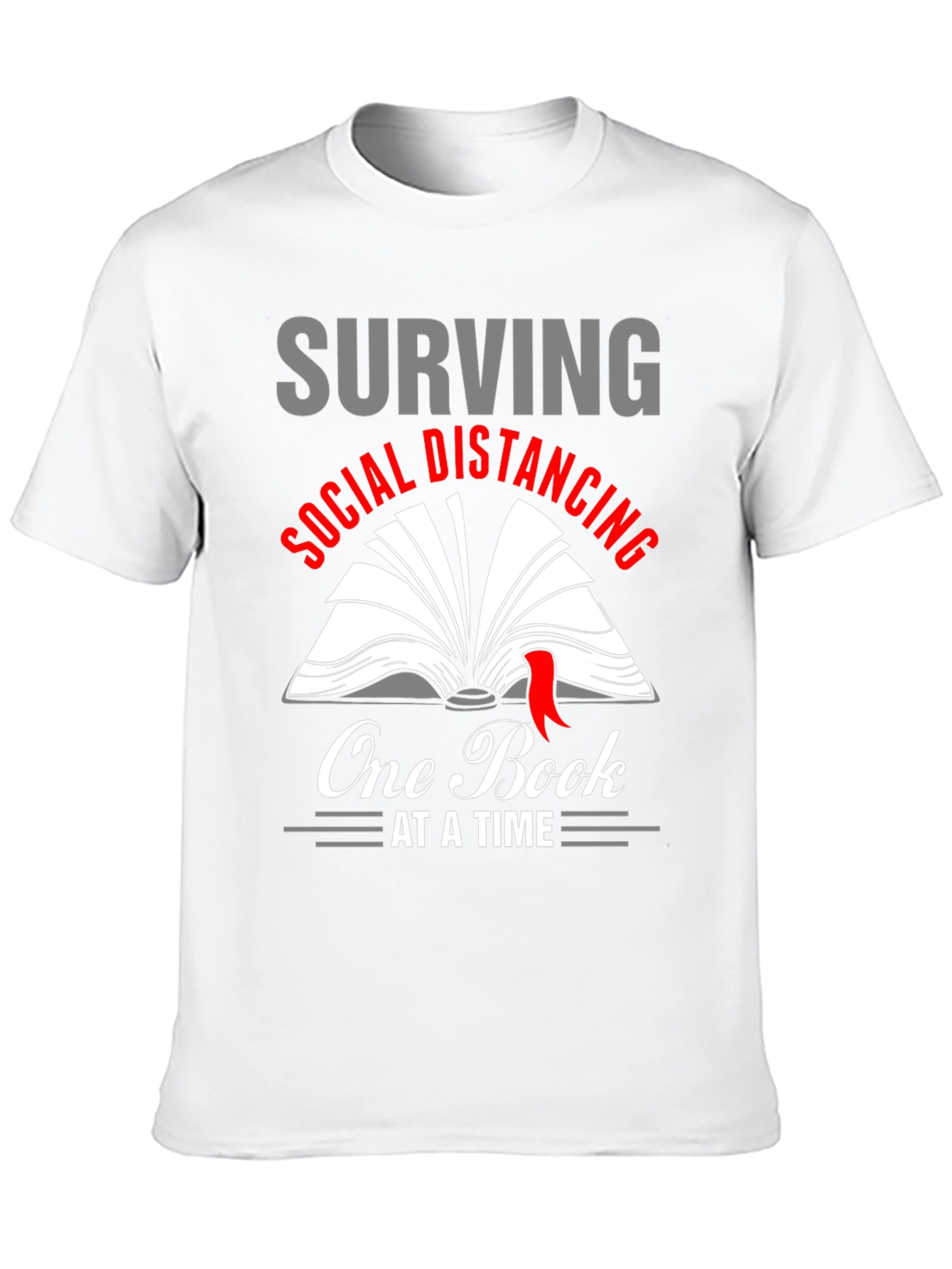 Surviving Social Distancing Book Lover T-Shirt