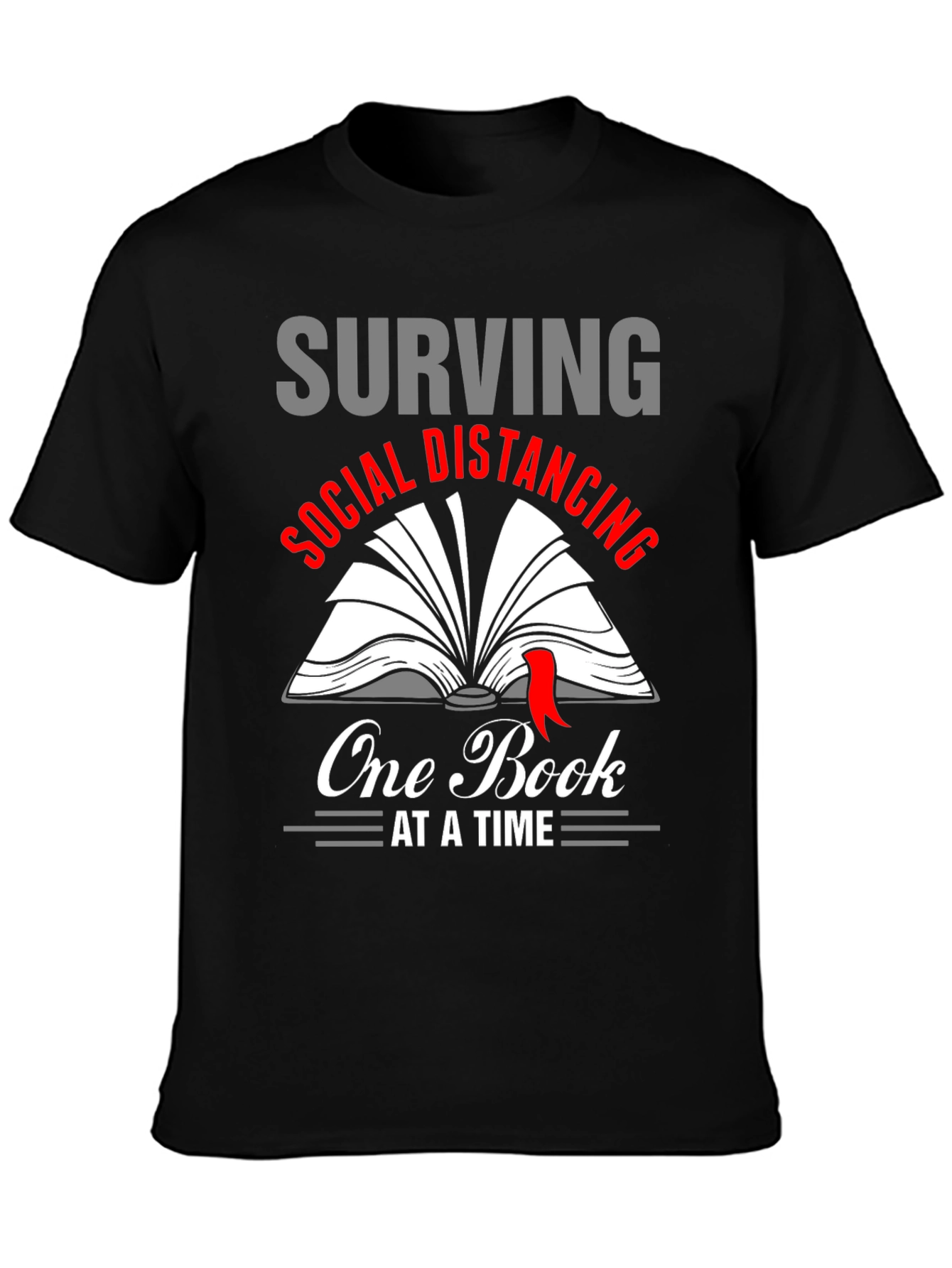 Surviving Social Distancing Book Lover T-Shirt
