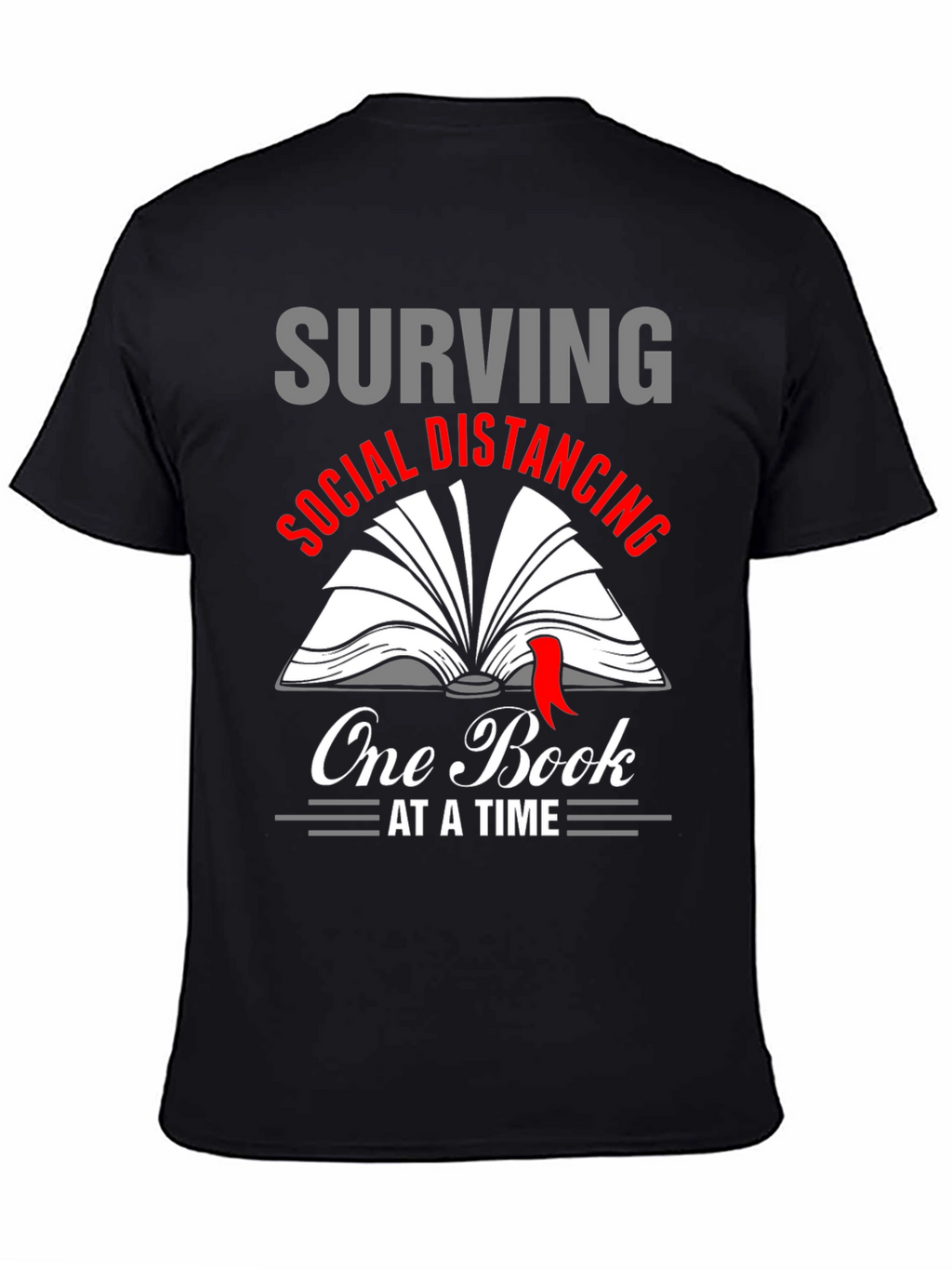 Surviving Social Distancing Book Lover T-Shirt