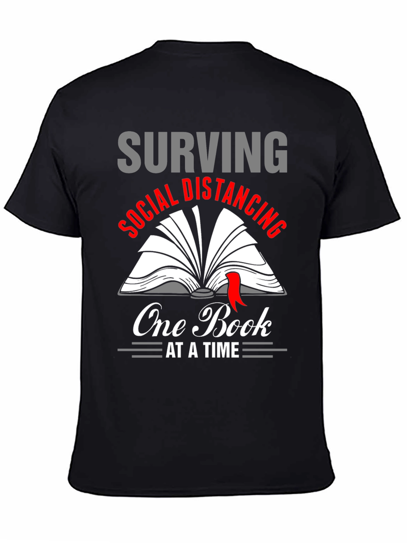 Surviving Social Distancing Book Lover T-Shirt