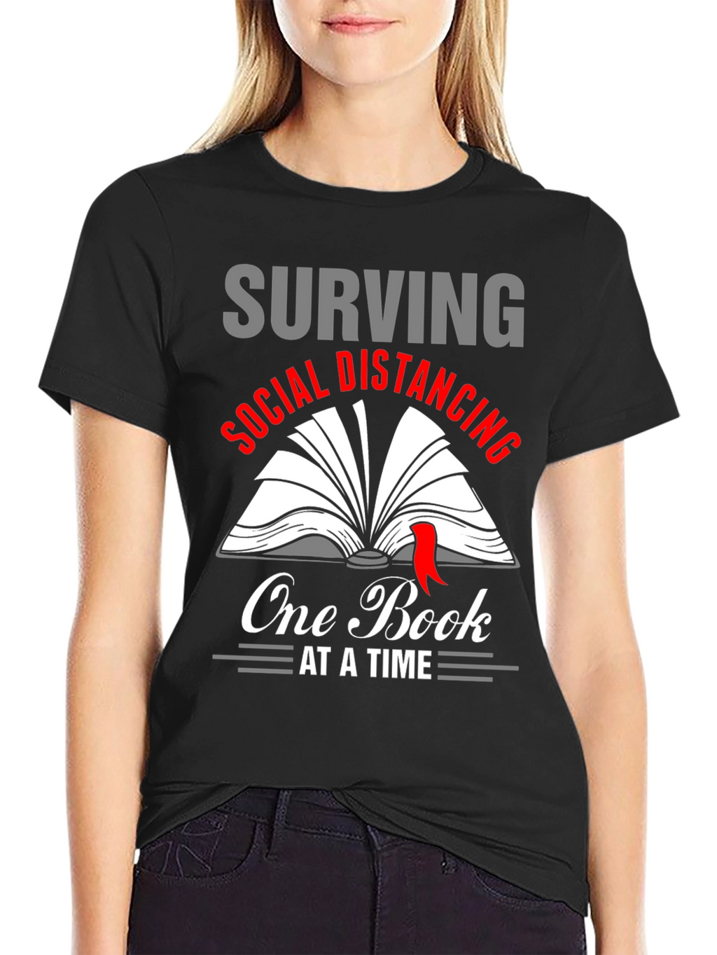 Surviving Social Distancing Book Lover T-Shirt
