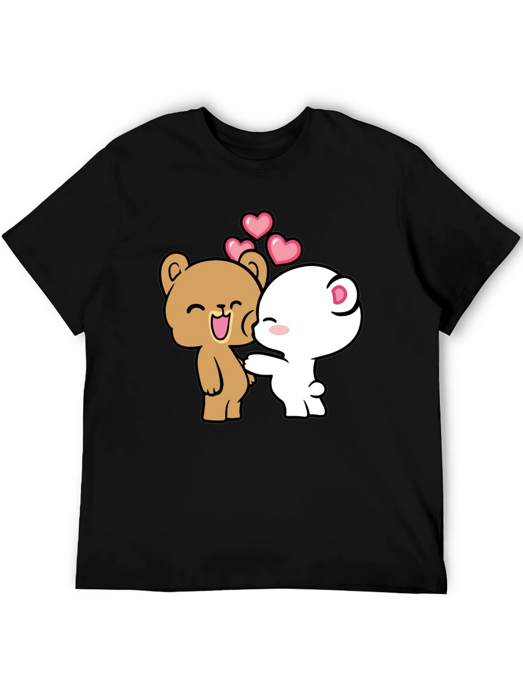 Cute Cartoon Bear Couple T-Shirt
