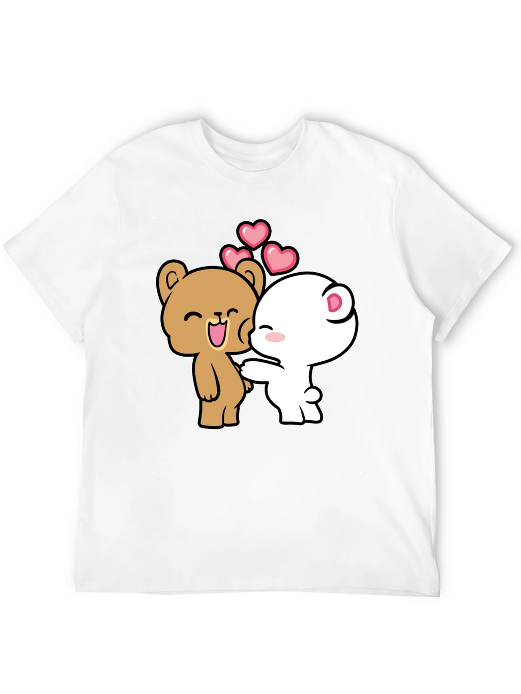 Cute Cartoon Bear Couple T-Shirt