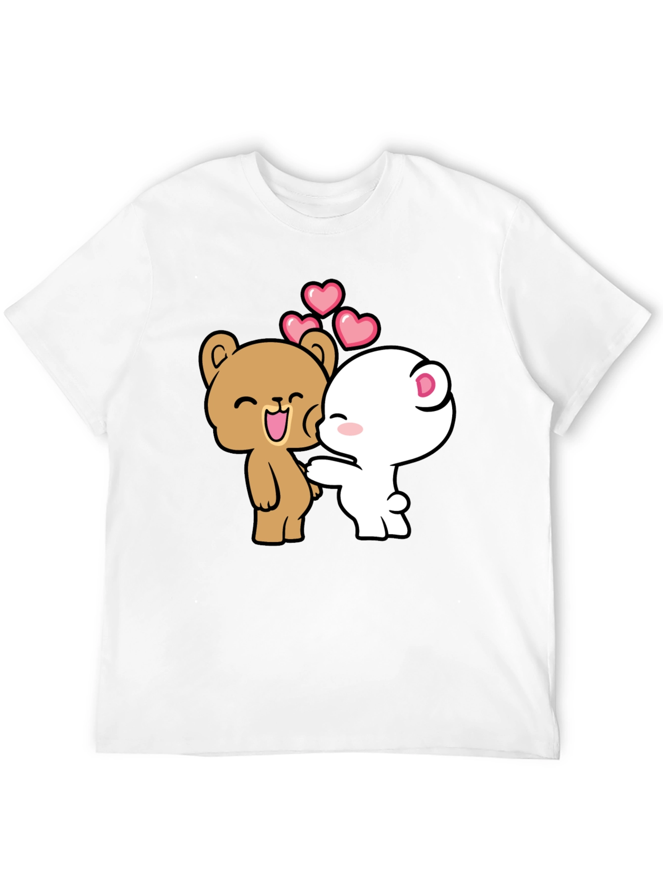 Cute Cartoon Bear Couple T-Shirt