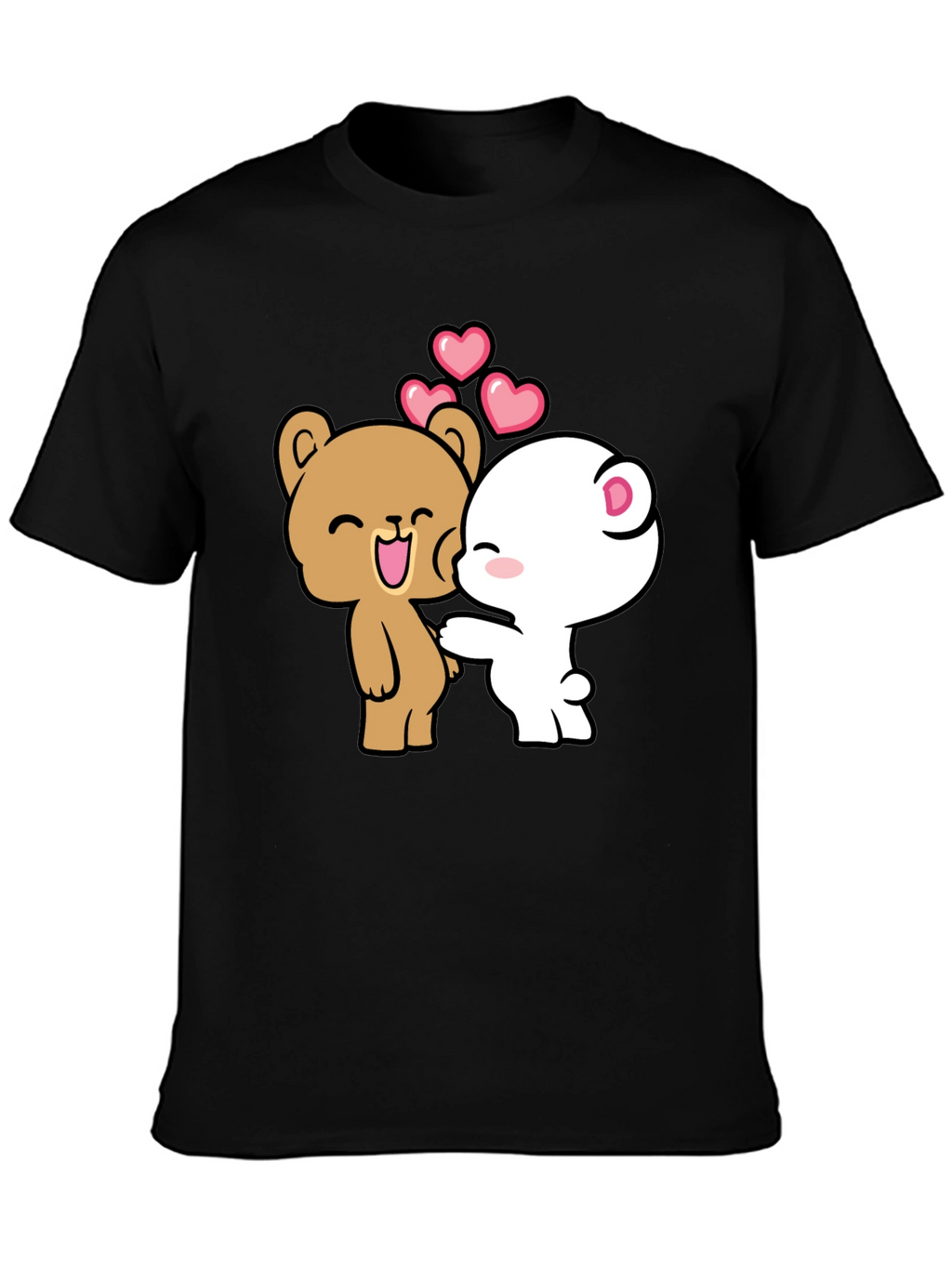 Cute Cartoon Bear Couple T-Shirt