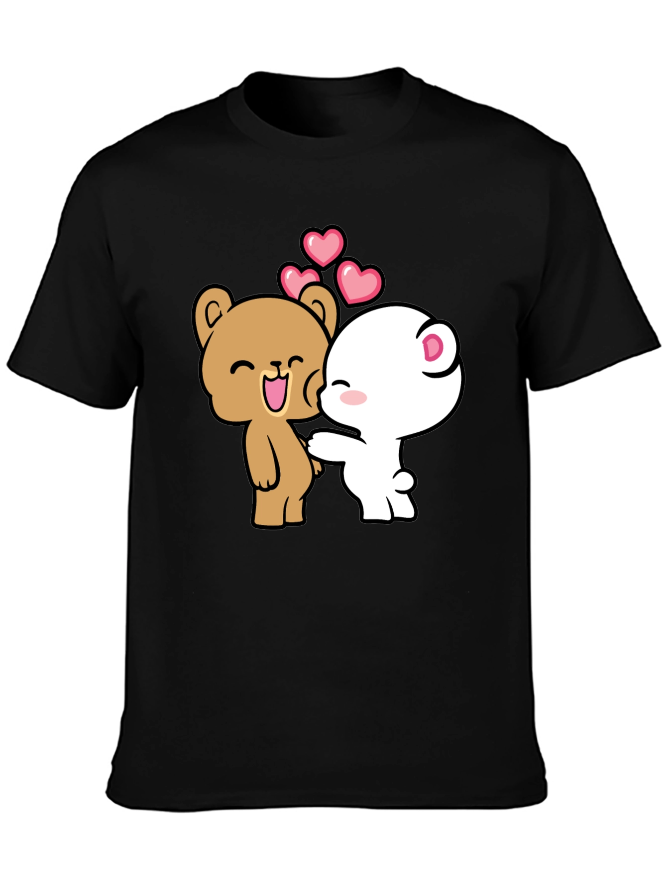 Cute Cartoon Bear Couple T-Shirt
