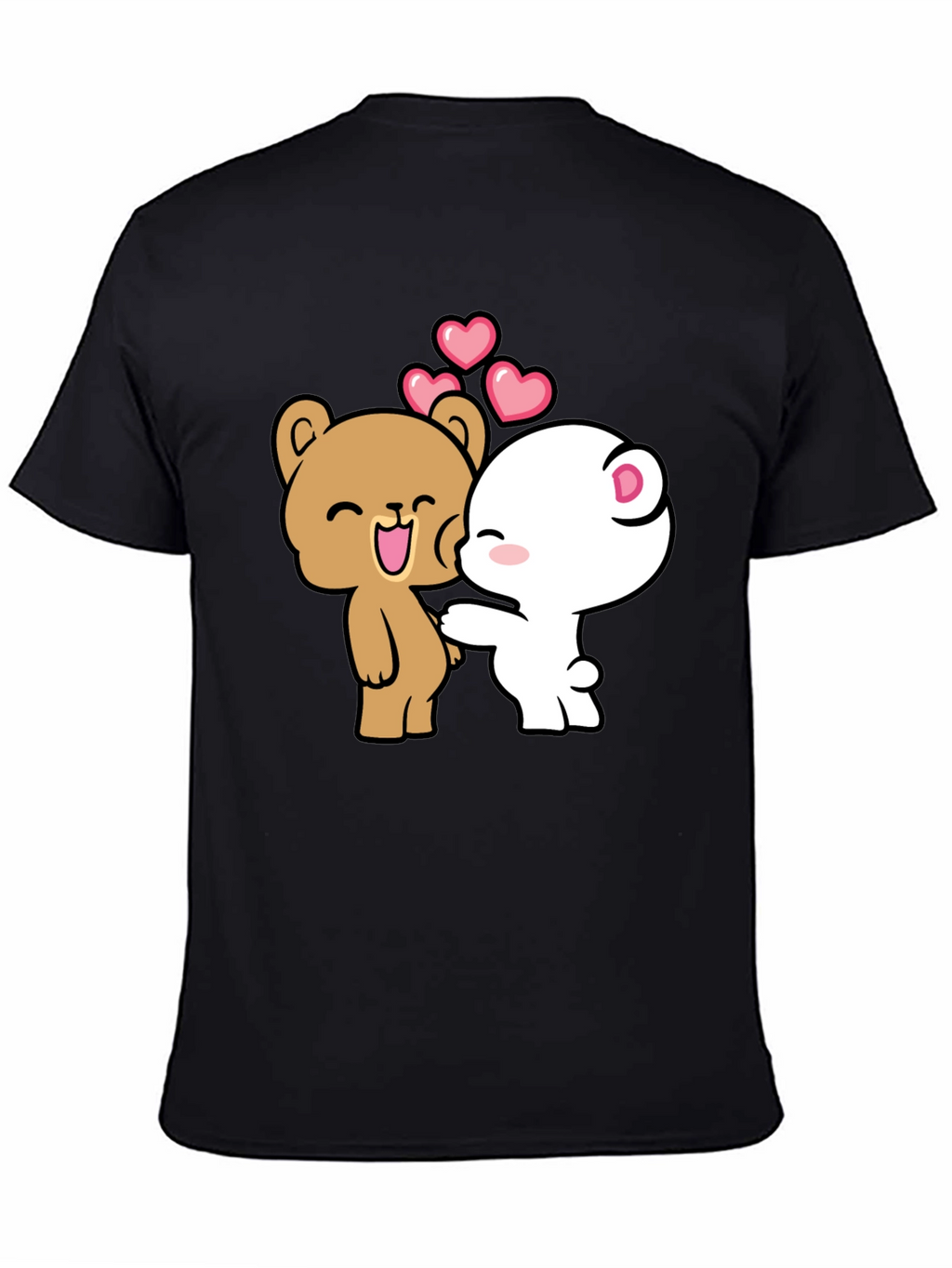 Cute Cartoon Bear Couple T-Shirt