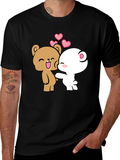 Cute Cartoon Bear Couple T-Shirt