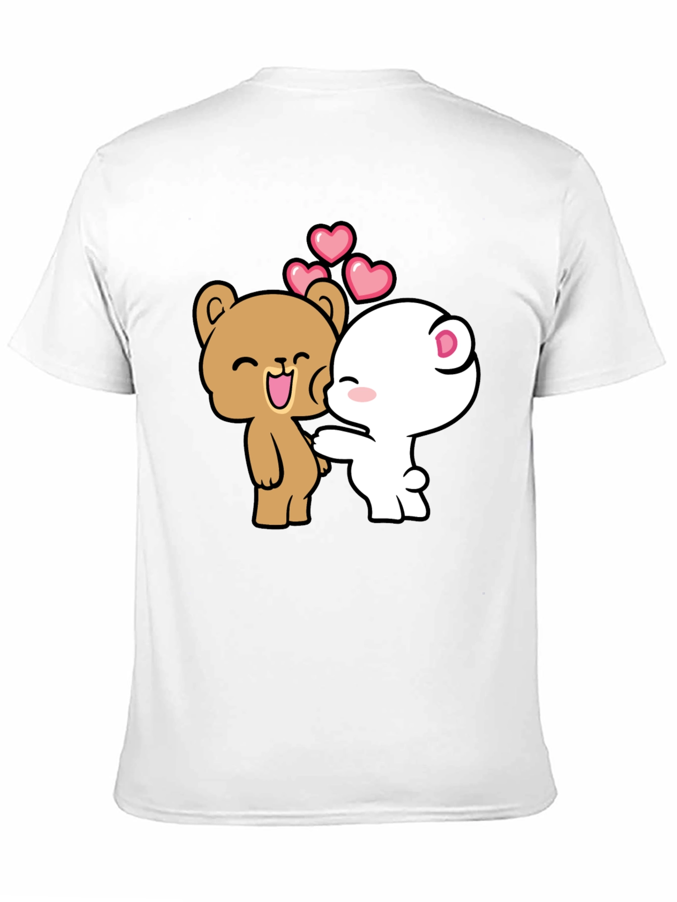 Cute Cartoon Bear Couple T-Shirt