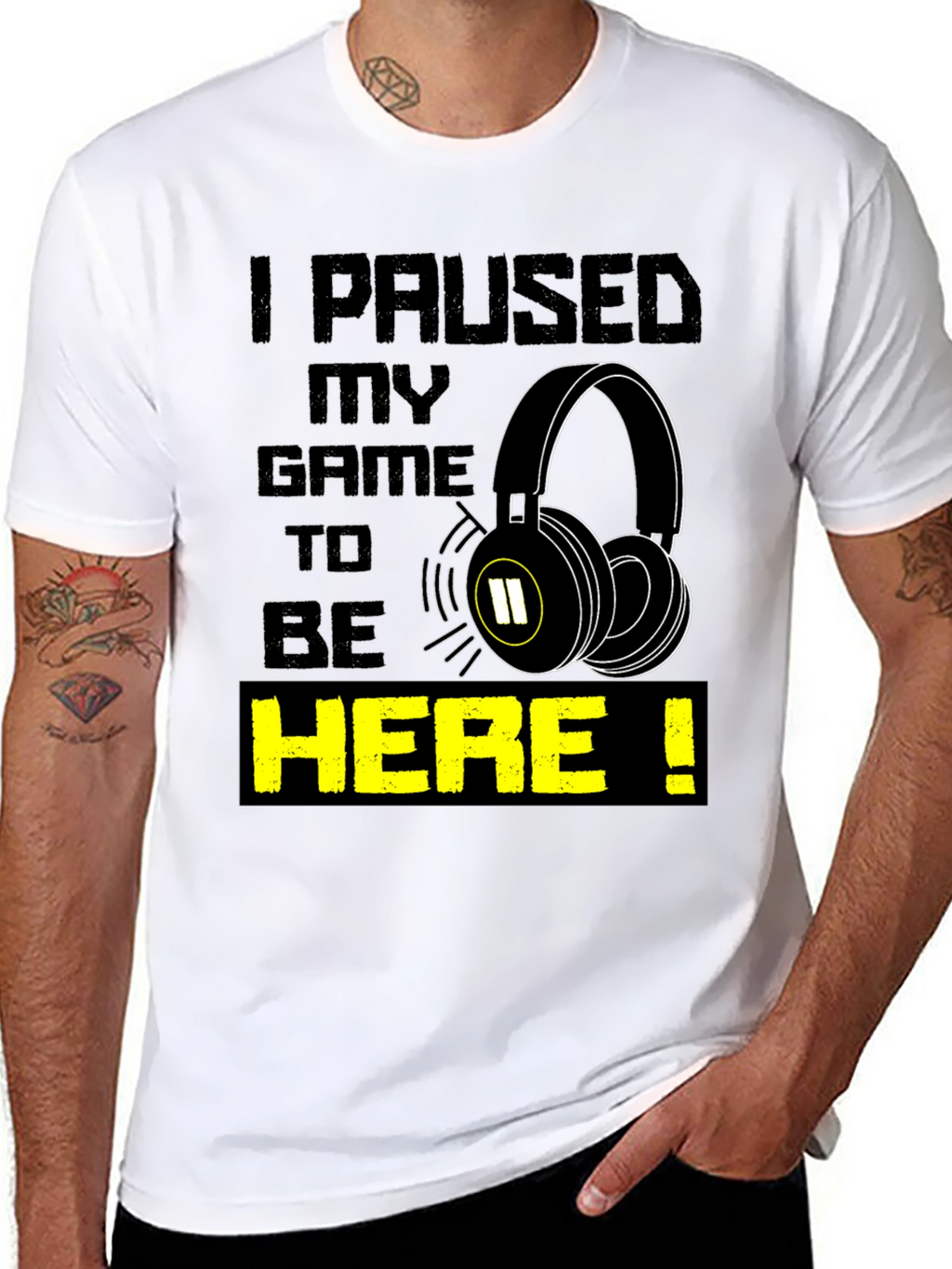 Gamer T-Shirt - I Paused My Game