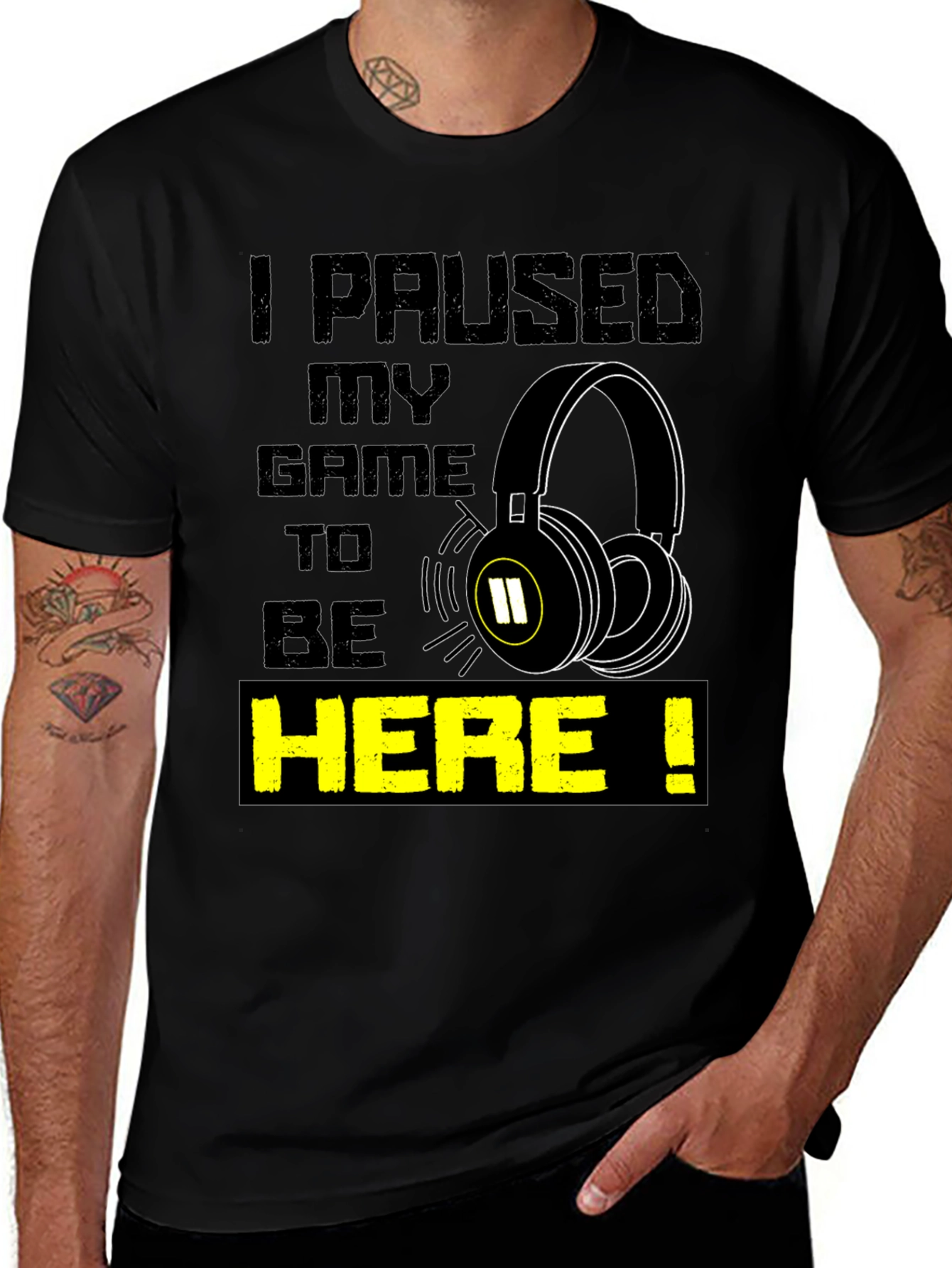 Gamer T-Shirt - I Paused My Game