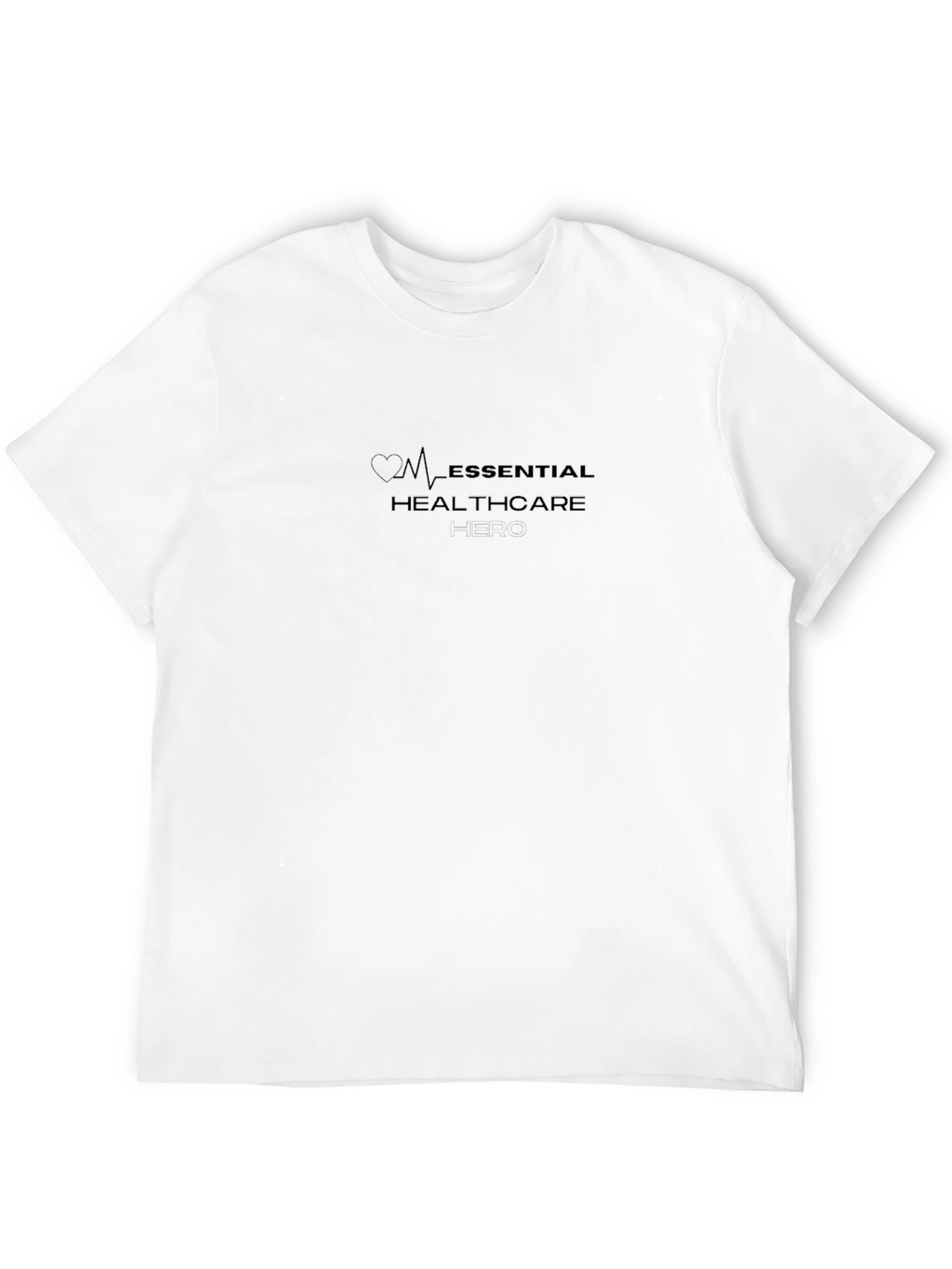 Essential Healthcare Hero Black T-Shirt