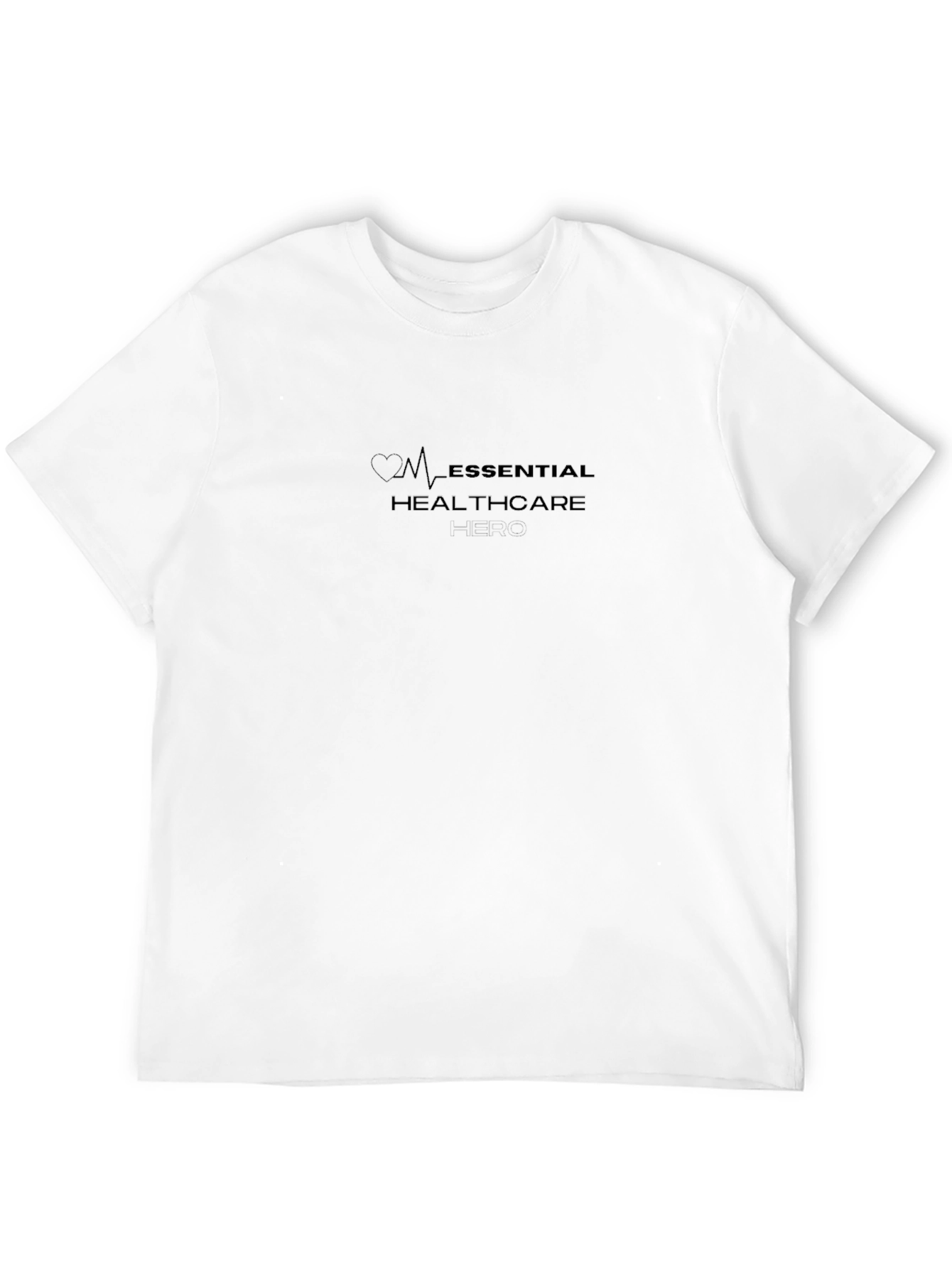 Essential Healthcare Hero Black T-Shirt
