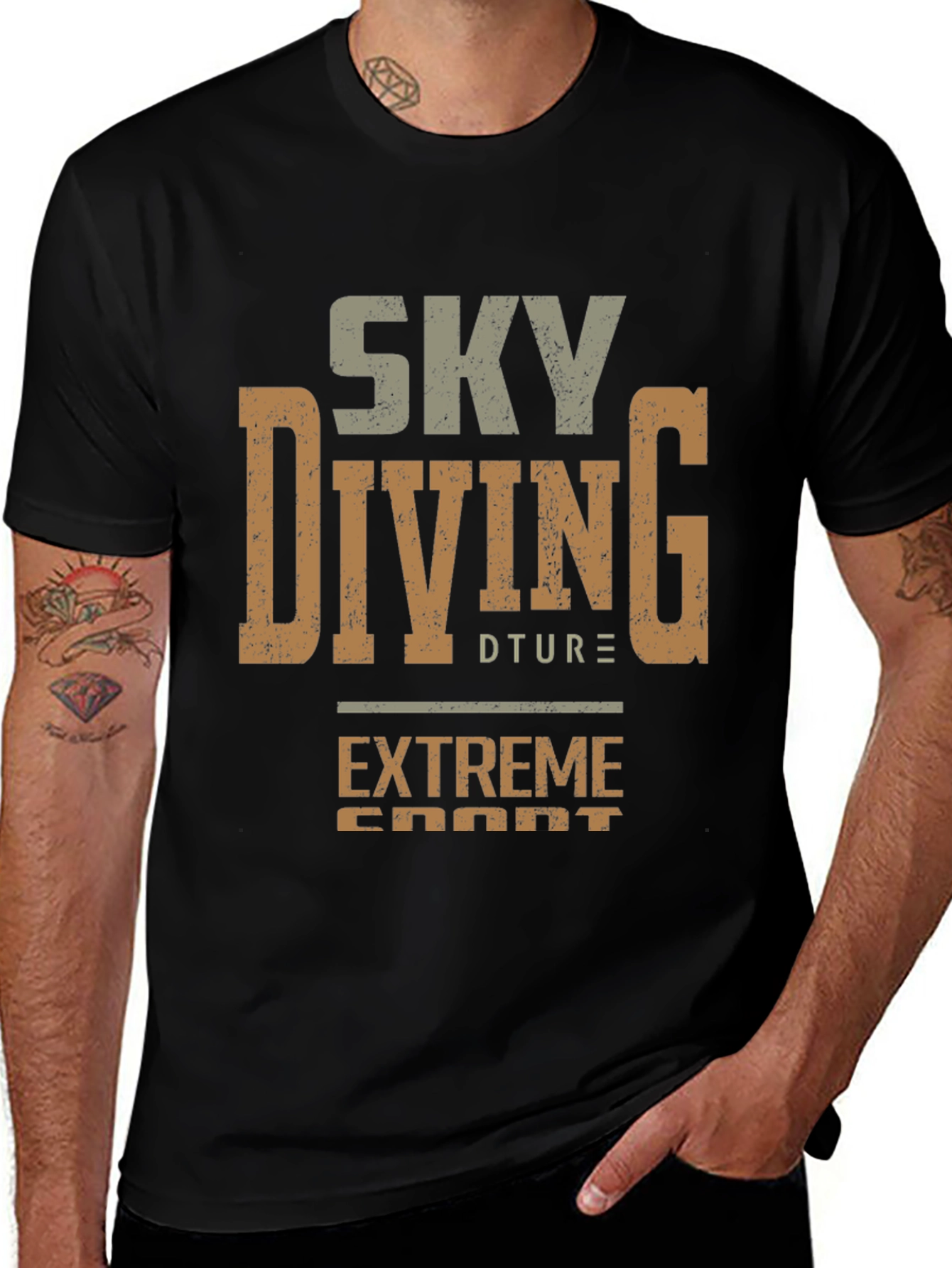 Sky Diving T-Shirt - Extreme Sport Adventure Tee