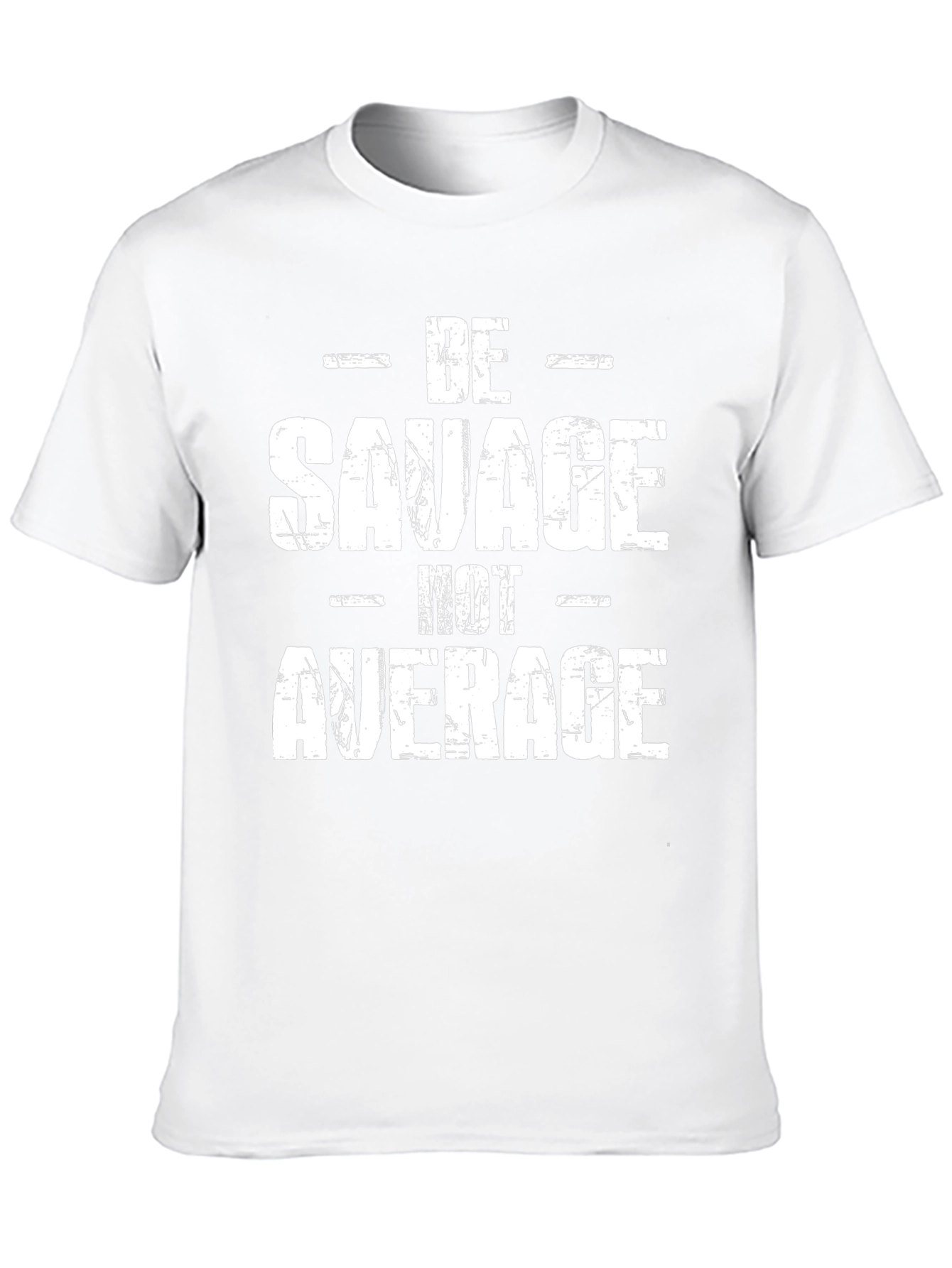 Be Savage Not Average Graphic Tee - Black T-Shirt