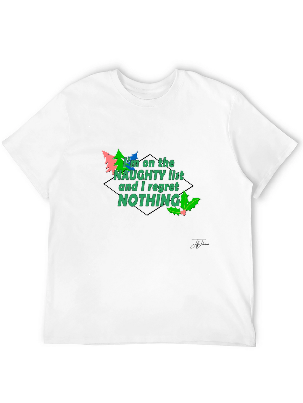 Naughty List Christmas Tee