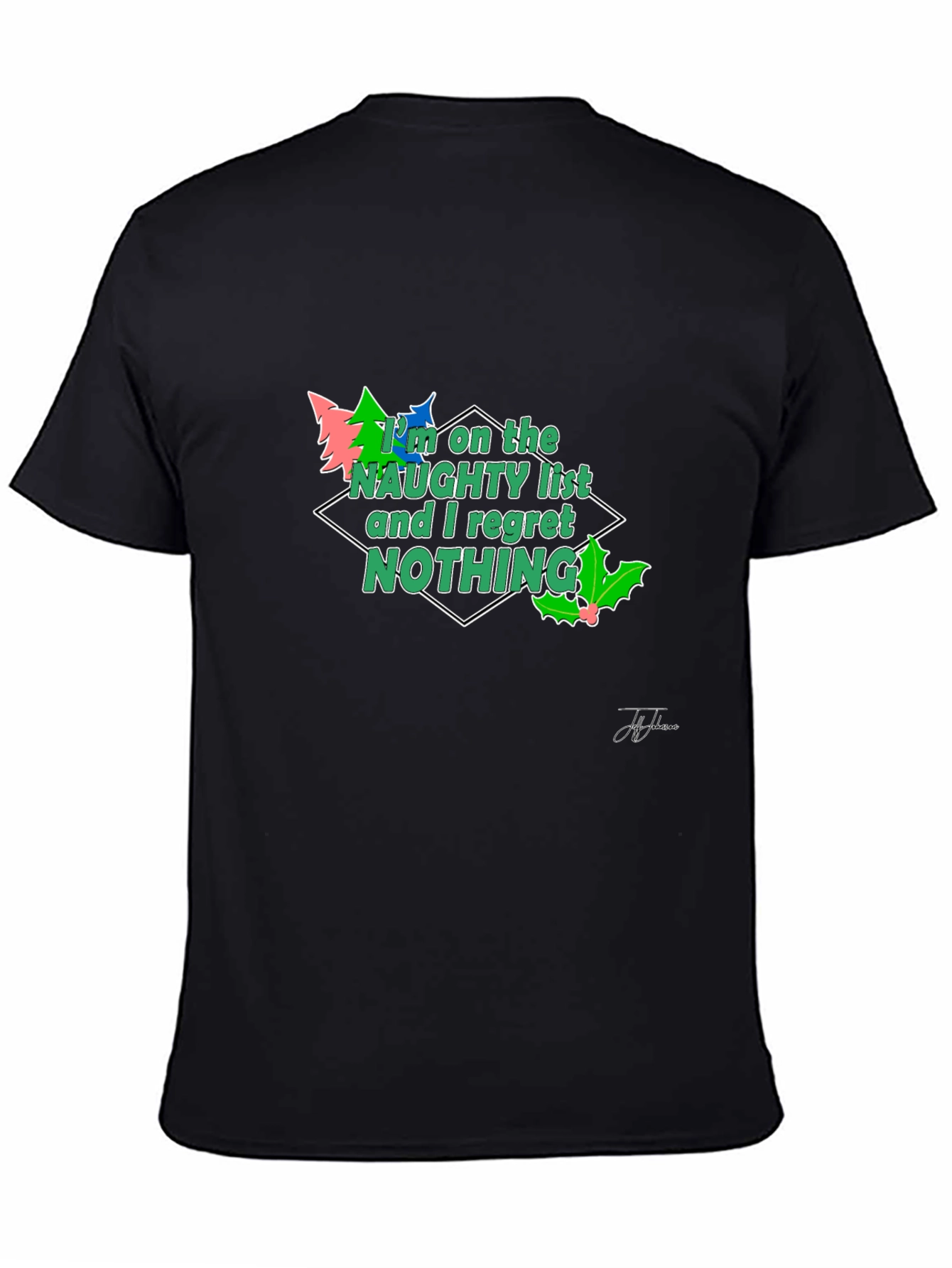 Naughty List Christmas Tee