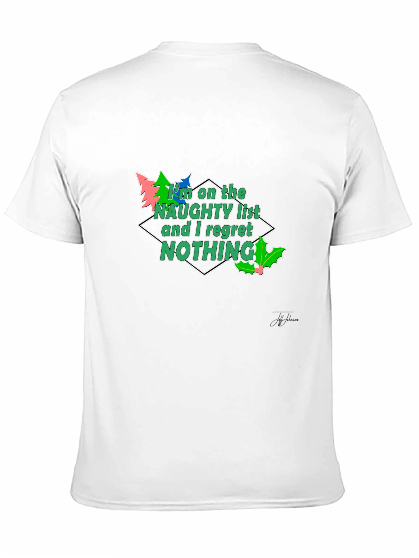 Naughty List Christmas Tee