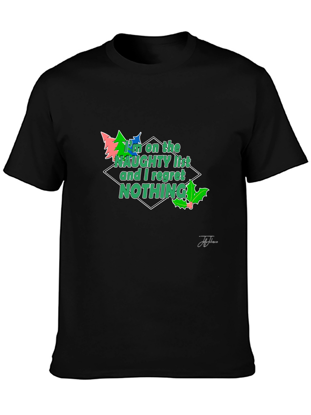 Naughty List Christmas Tee