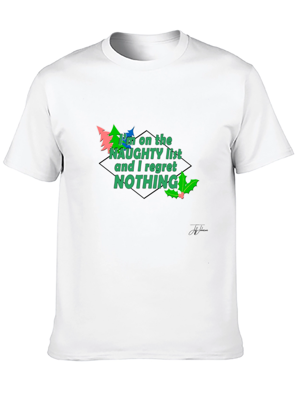 Naughty List Christmas Tee