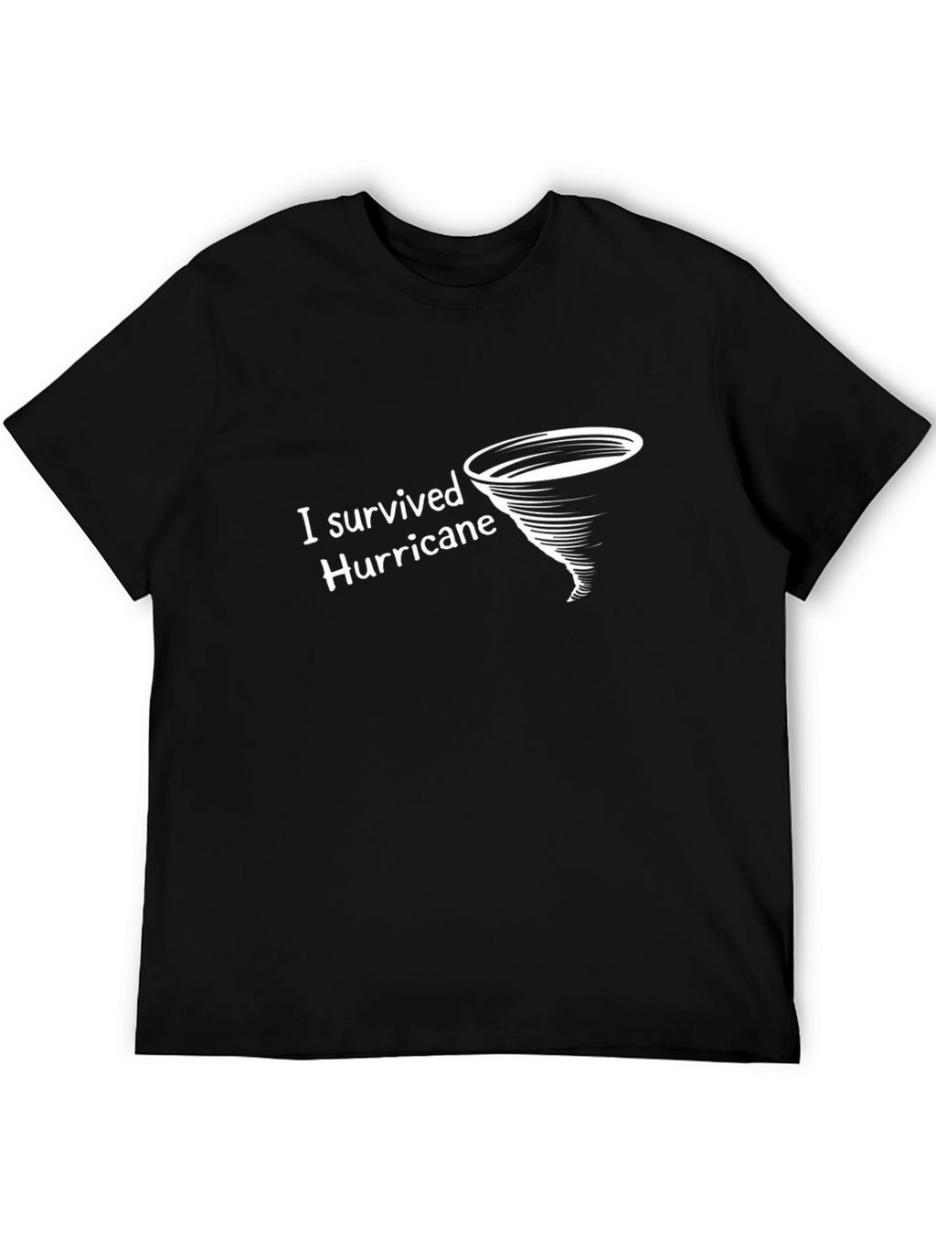 I Survived Hurricane Black T-Shirt