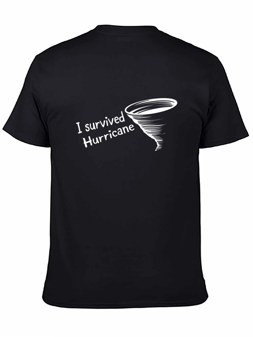 I Survived Hurricane Black T-Shirt