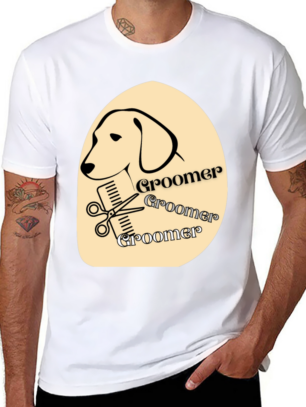 Dog Groomer T-Shirt - Stylish Pet Care Apparel