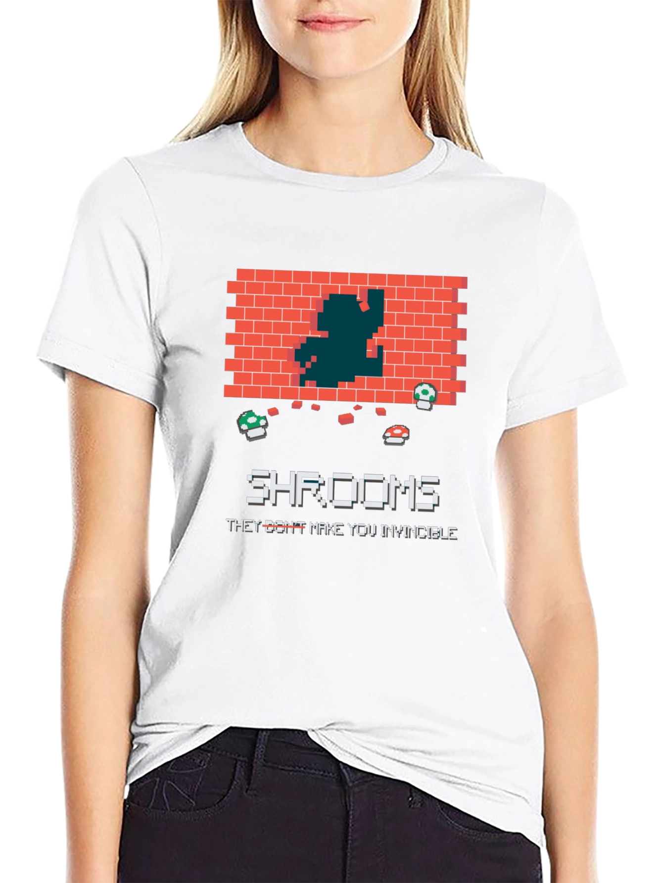 Retro Game Shrooms T-Shirt