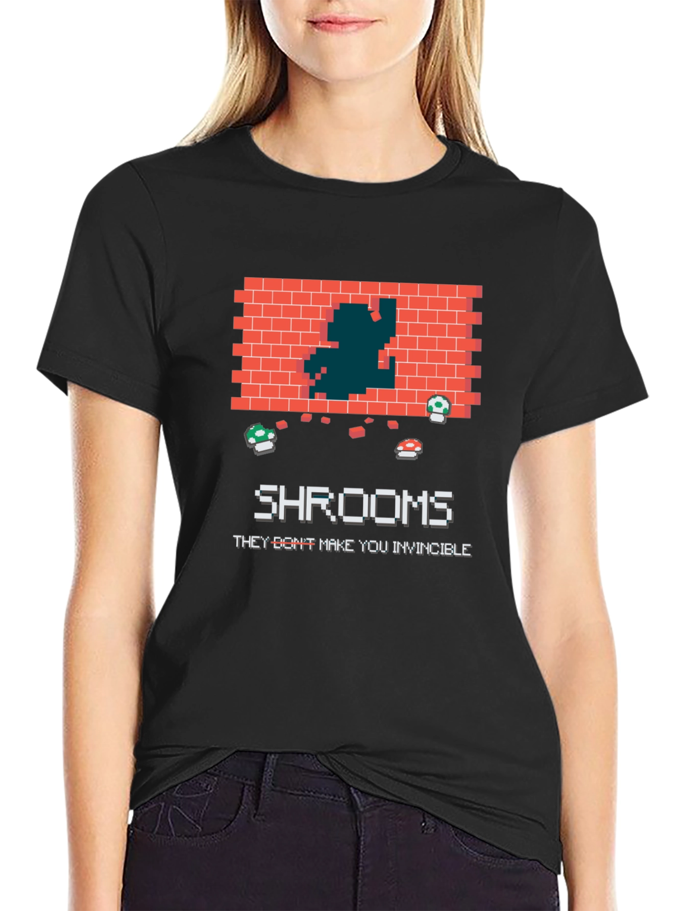 Retro Game Shrooms T-Shirt