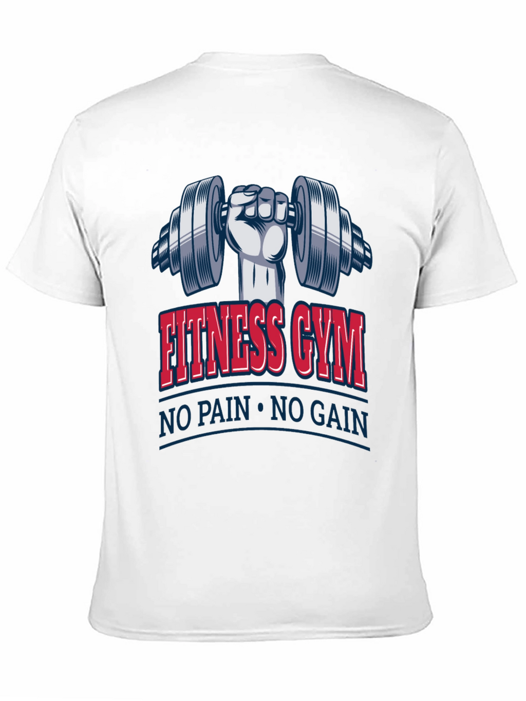 Fitness Gym No Pain No Gain Black T-Shirt